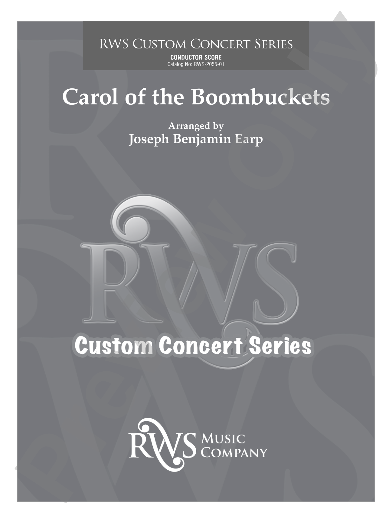 Carol of the Boombuckets: Flexible Concert Band Conductor Score & Parts