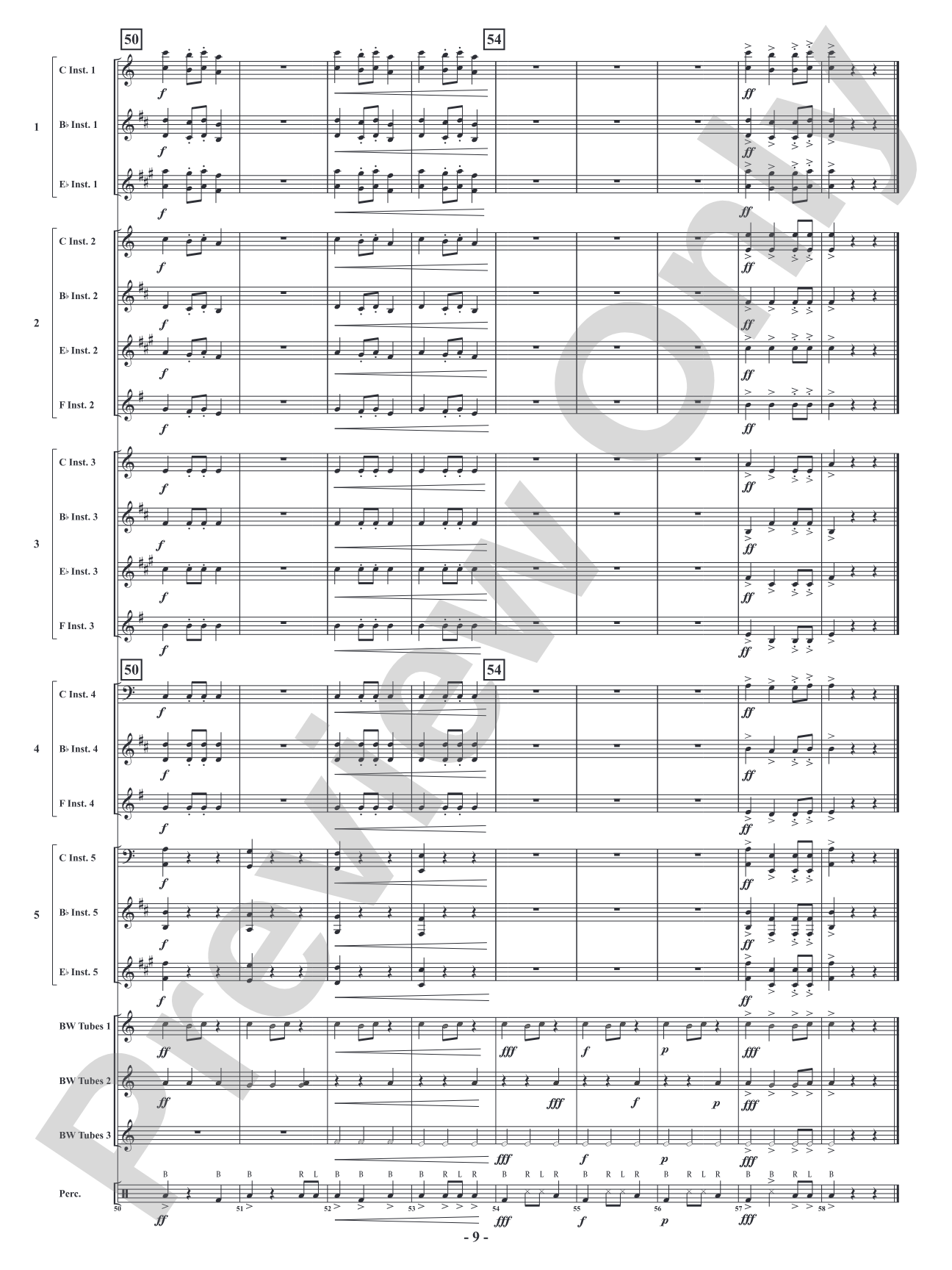 Carol of the Boombuckets: Flexible Concert Band Conductor Score & Parts