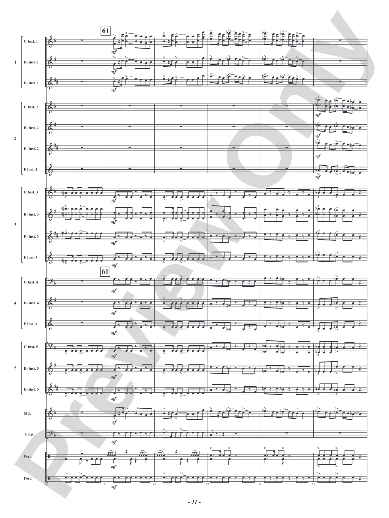 Hero: Flexible Concert Band Conductor Score & Parts