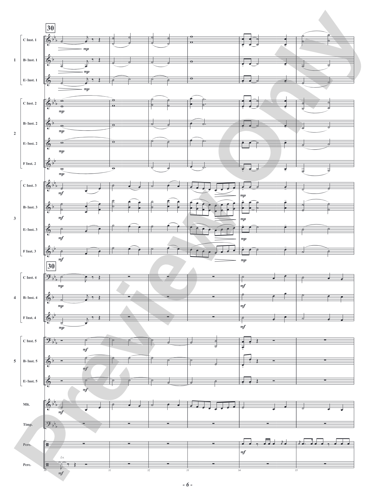 Hero: Flexible Concert Band Conductor Score & Parts