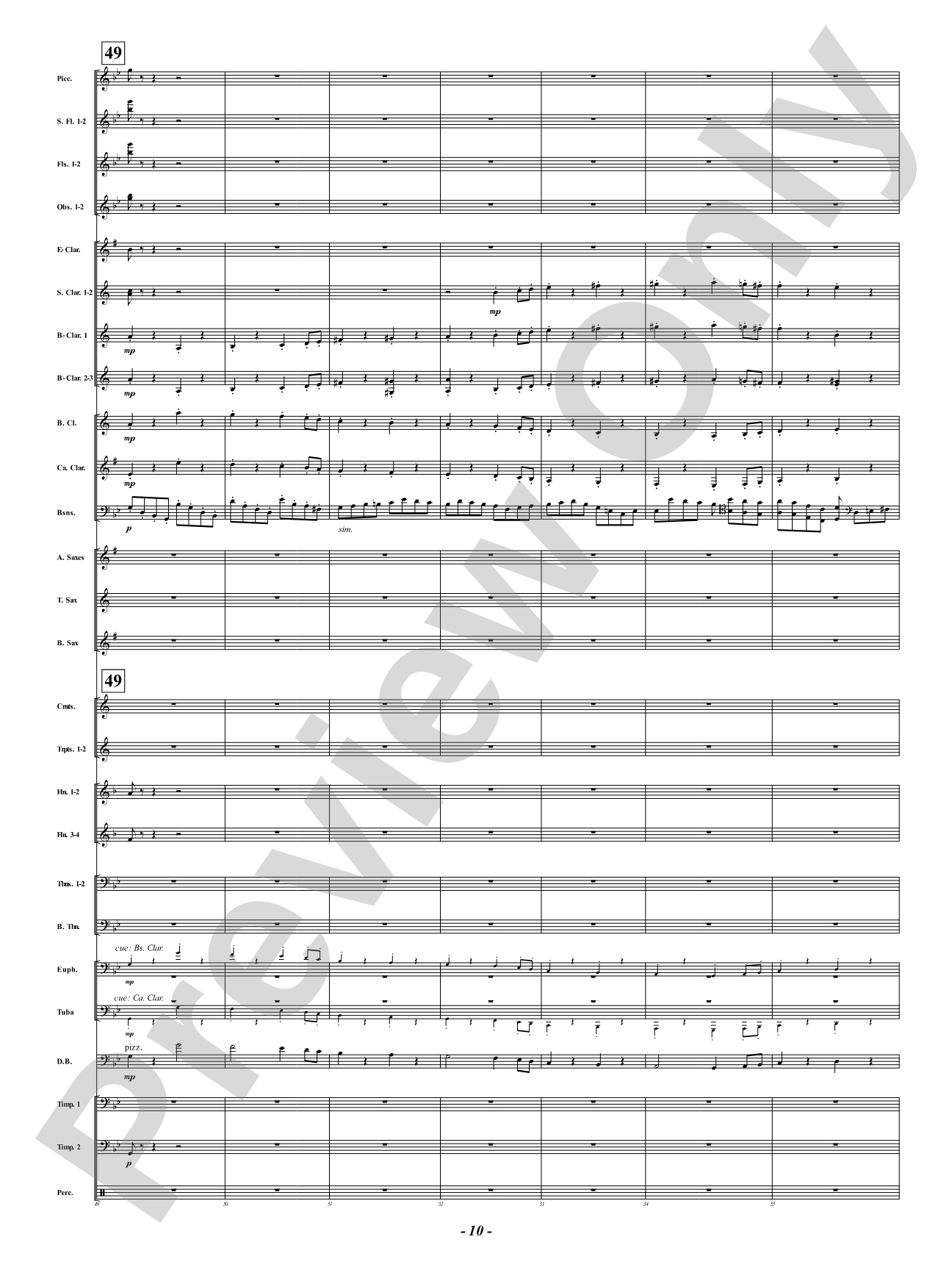 Symphony Fantastique - IV. March to the Scaffold: Concert Band Conductor Score & Parts
