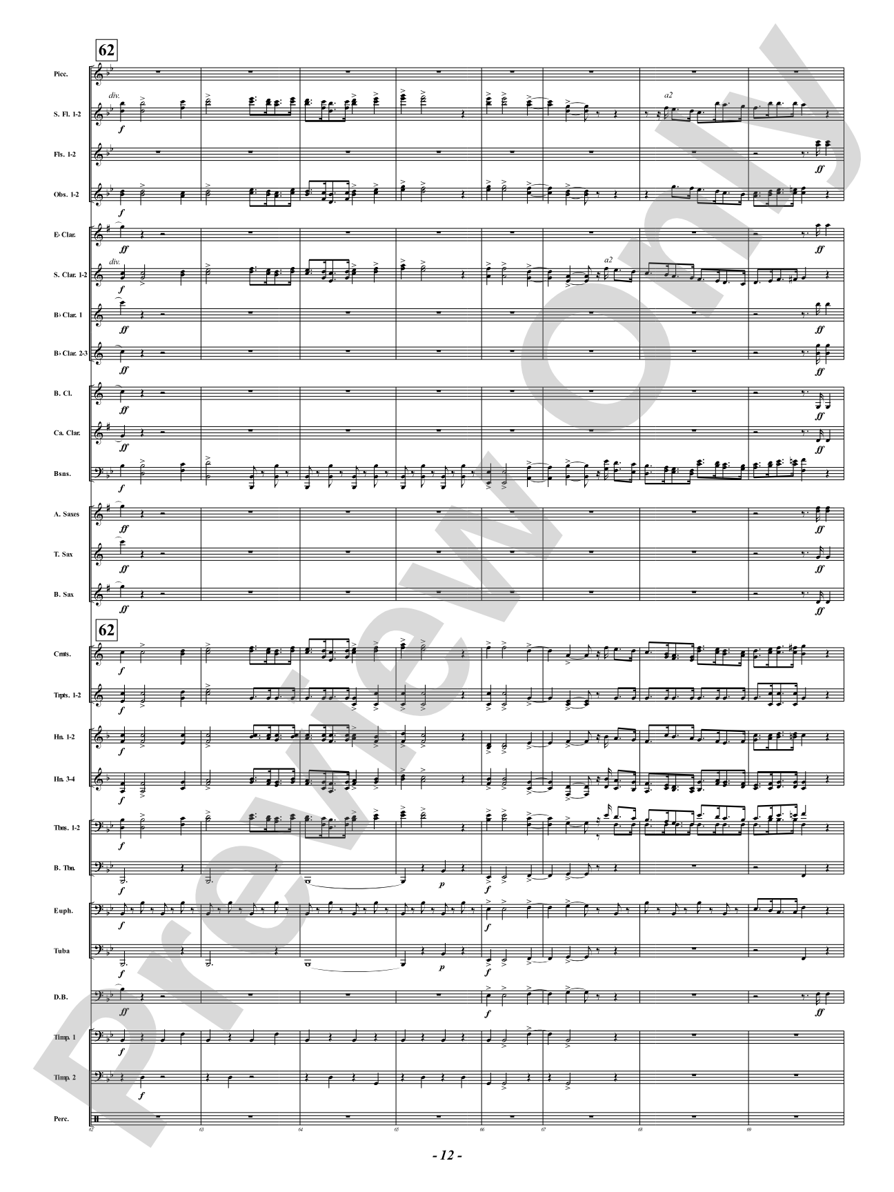 Symphony Fantastique - IV. March to the Scaffold: Concert Band Conductor Score & Parts