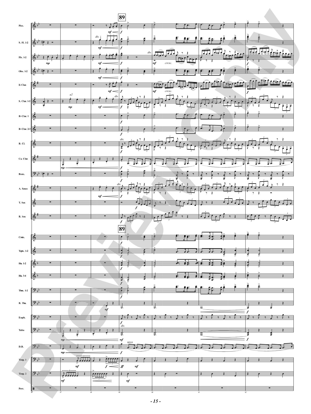 Symphony Fantastique - IV. March to the Scaffold: Concert Band Conductor Score & Parts