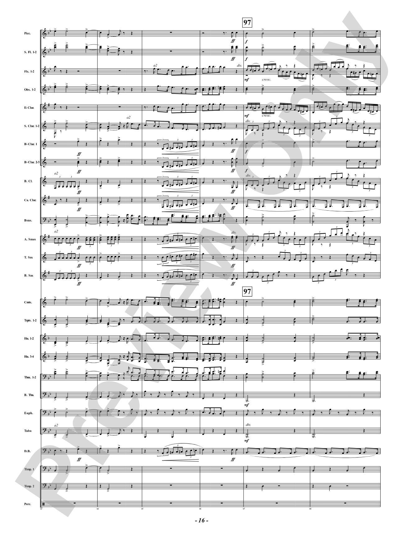 Symphony Fantastique - IV. March to the Scaffold: Concert Band Conductor Score & Parts