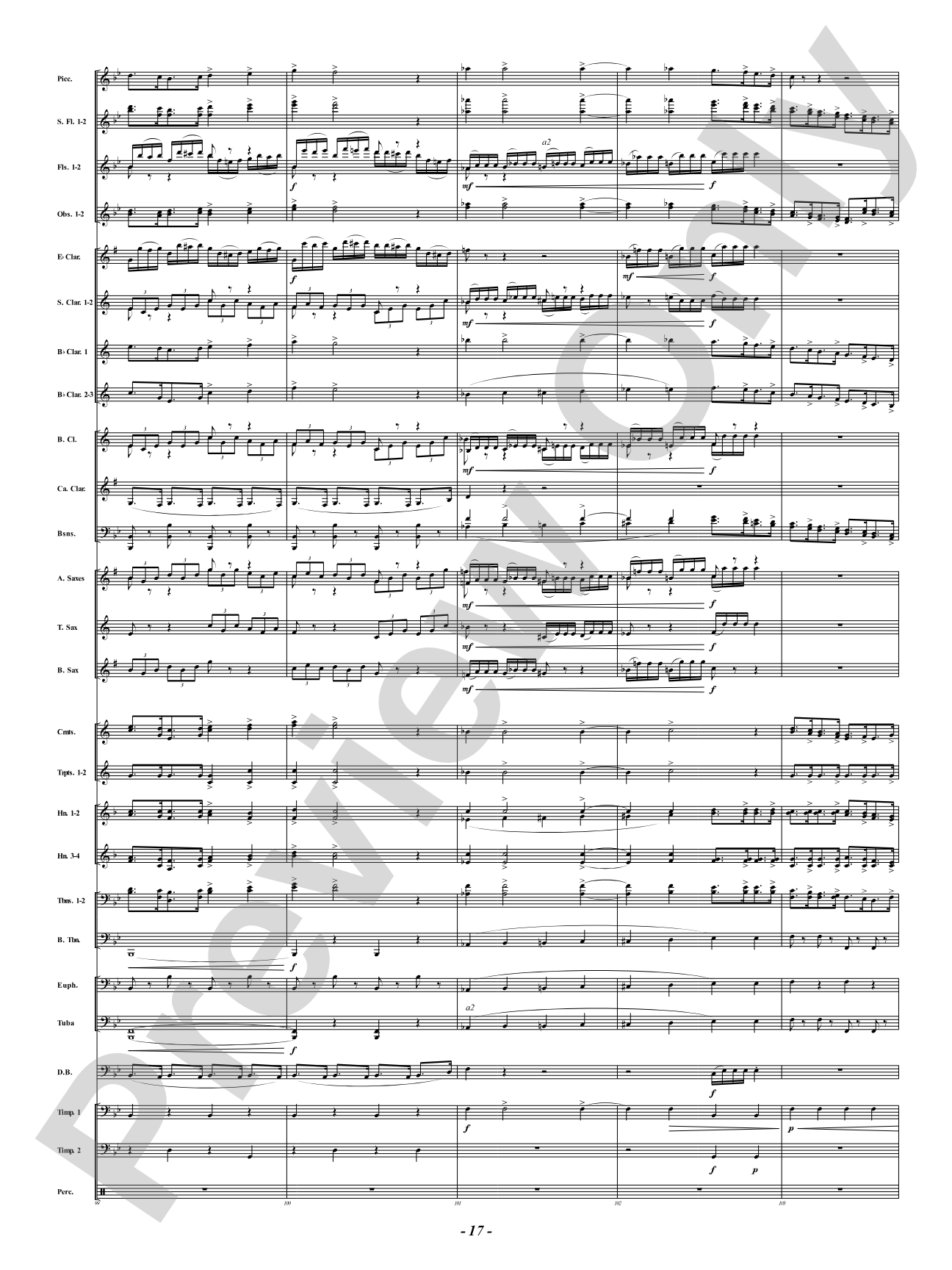 Symphony Fantastique - IV. March to the Scaffold: Concert Band Conductor Score & Parts