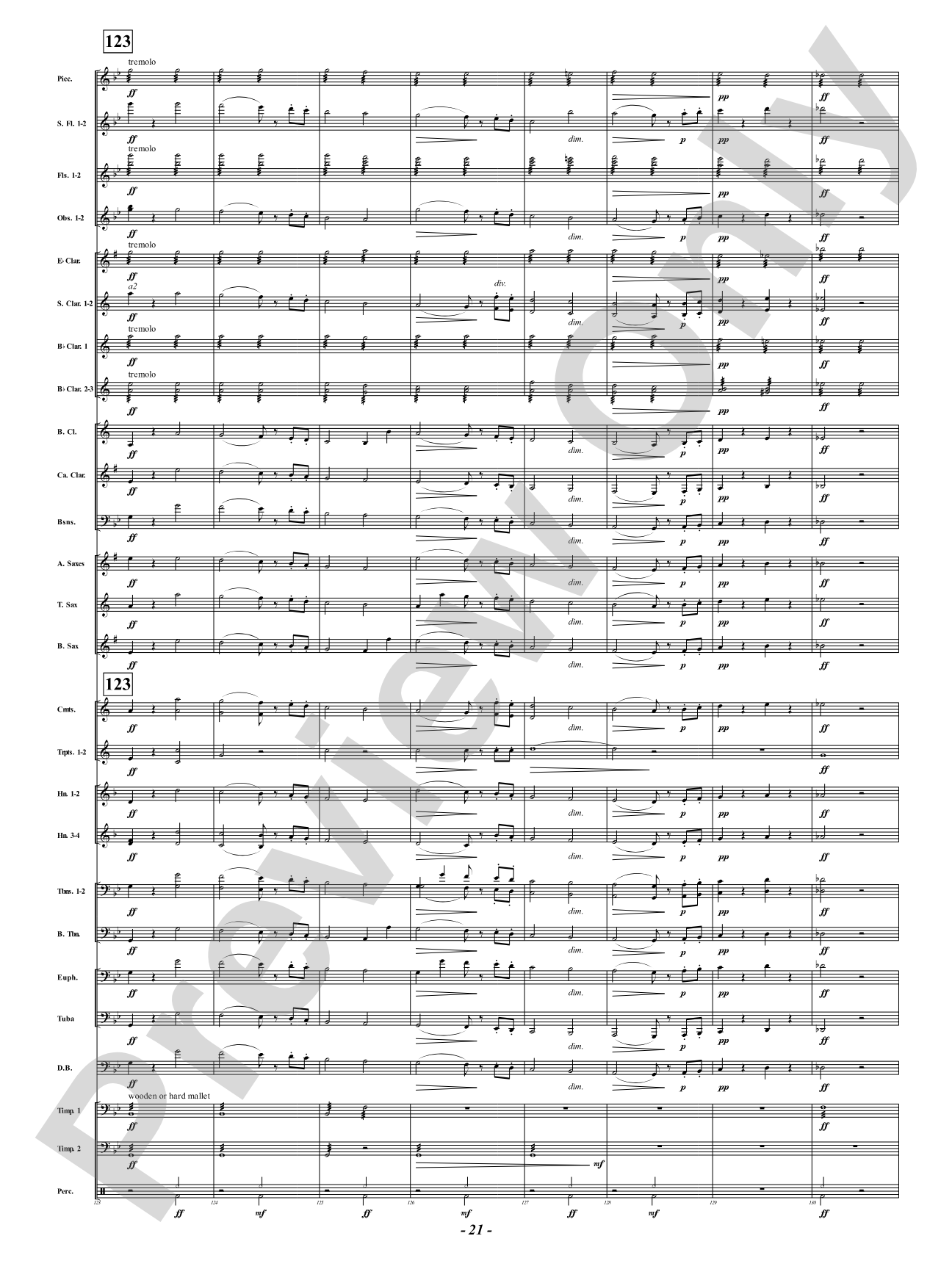 Symphony Fantastique - IV. March to the Scaffold: Concert Band Conductor Score & Parts