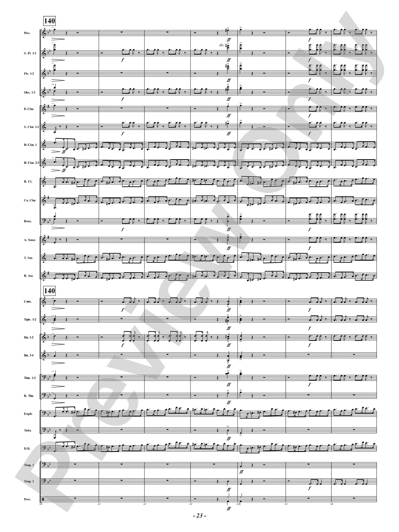 Symphony Fantastique - IV. March to the Scaffold: Concert Band Conductor Score & Parts