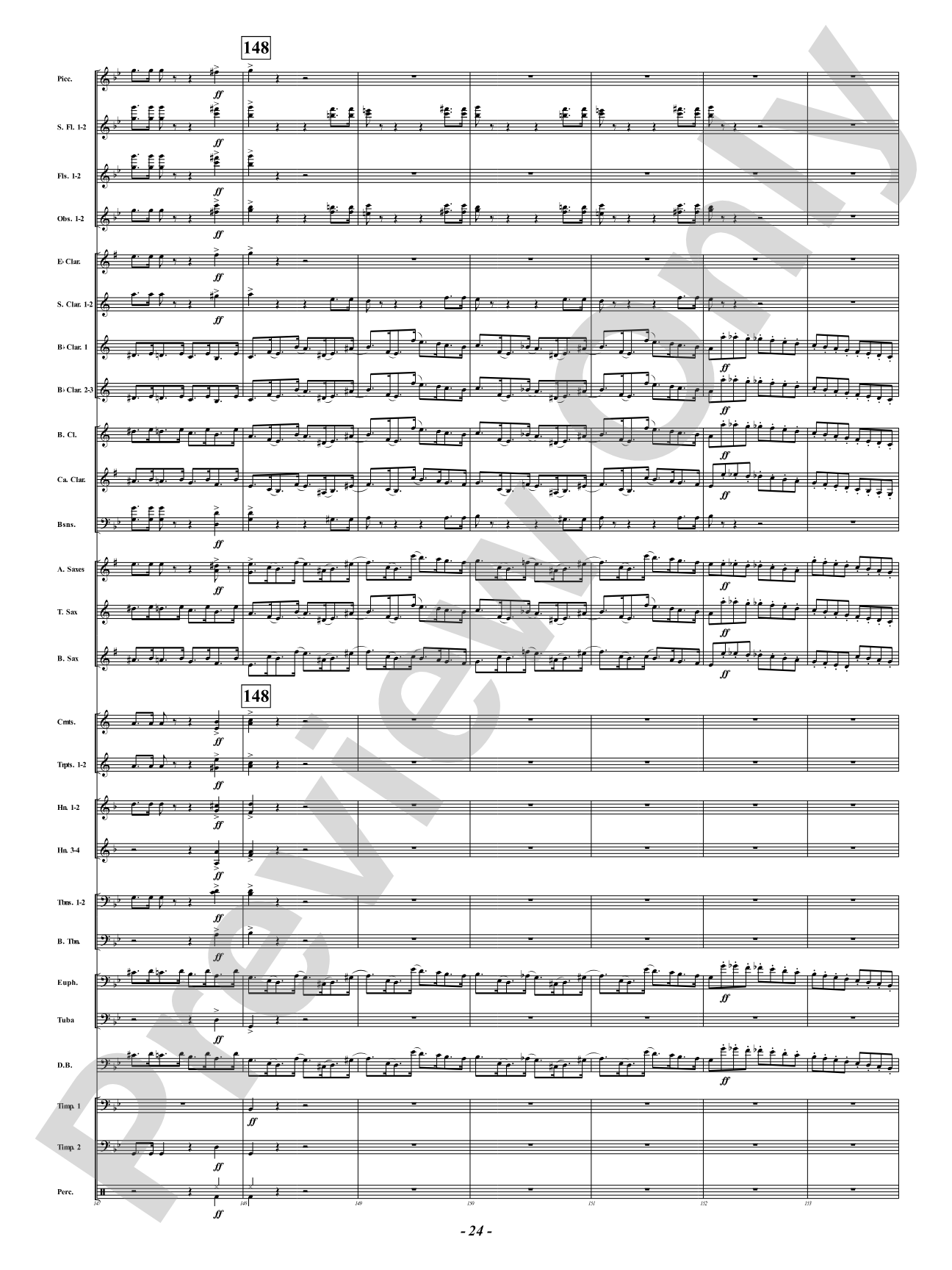 Symphony Fantastique - IV. March to the Scaffold: Concert Band Conductor Score & Parts