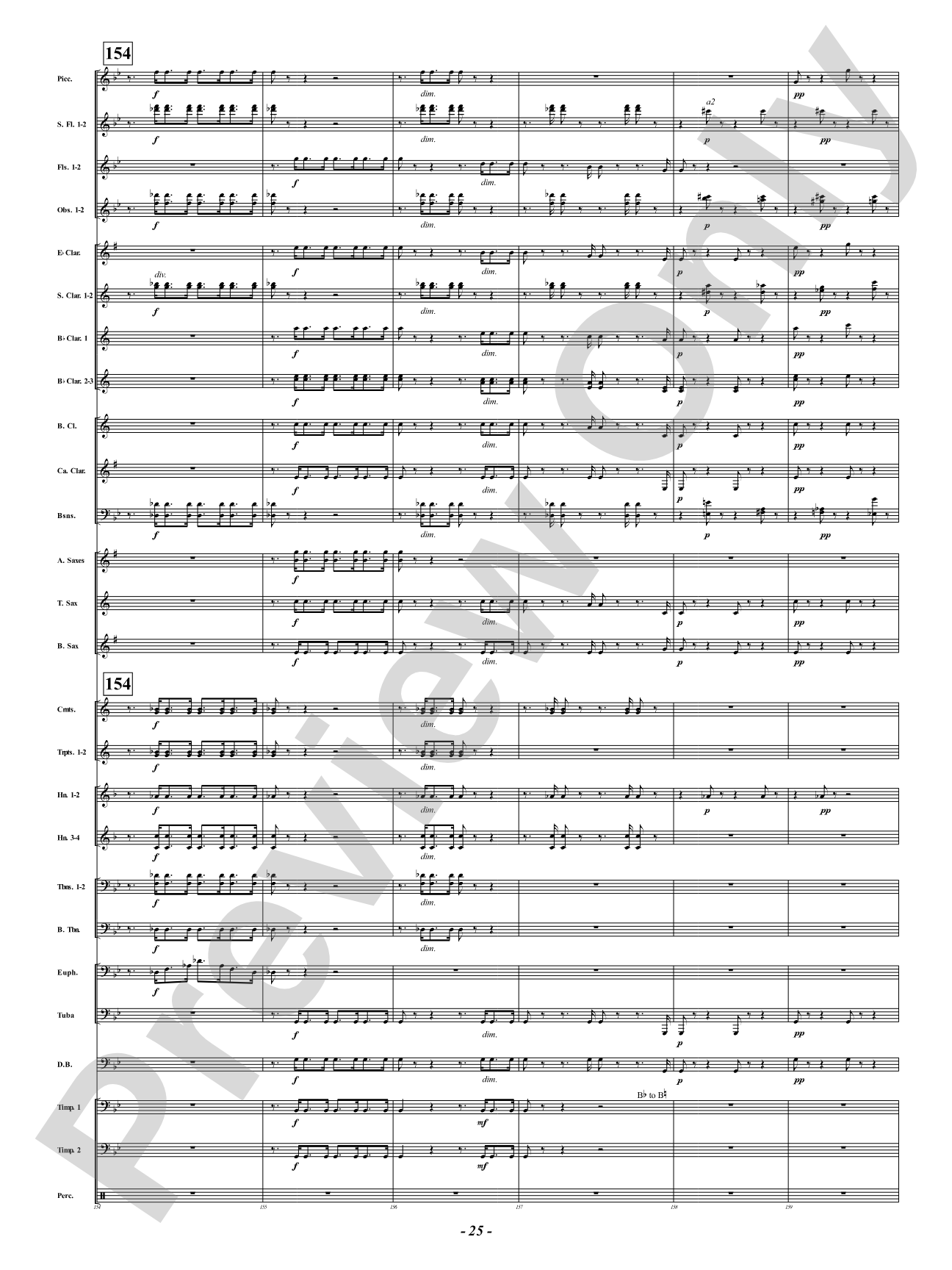 Symphony Fantastique - IV. March to the Scaffold: Concert Band Conductor Score & Parts
