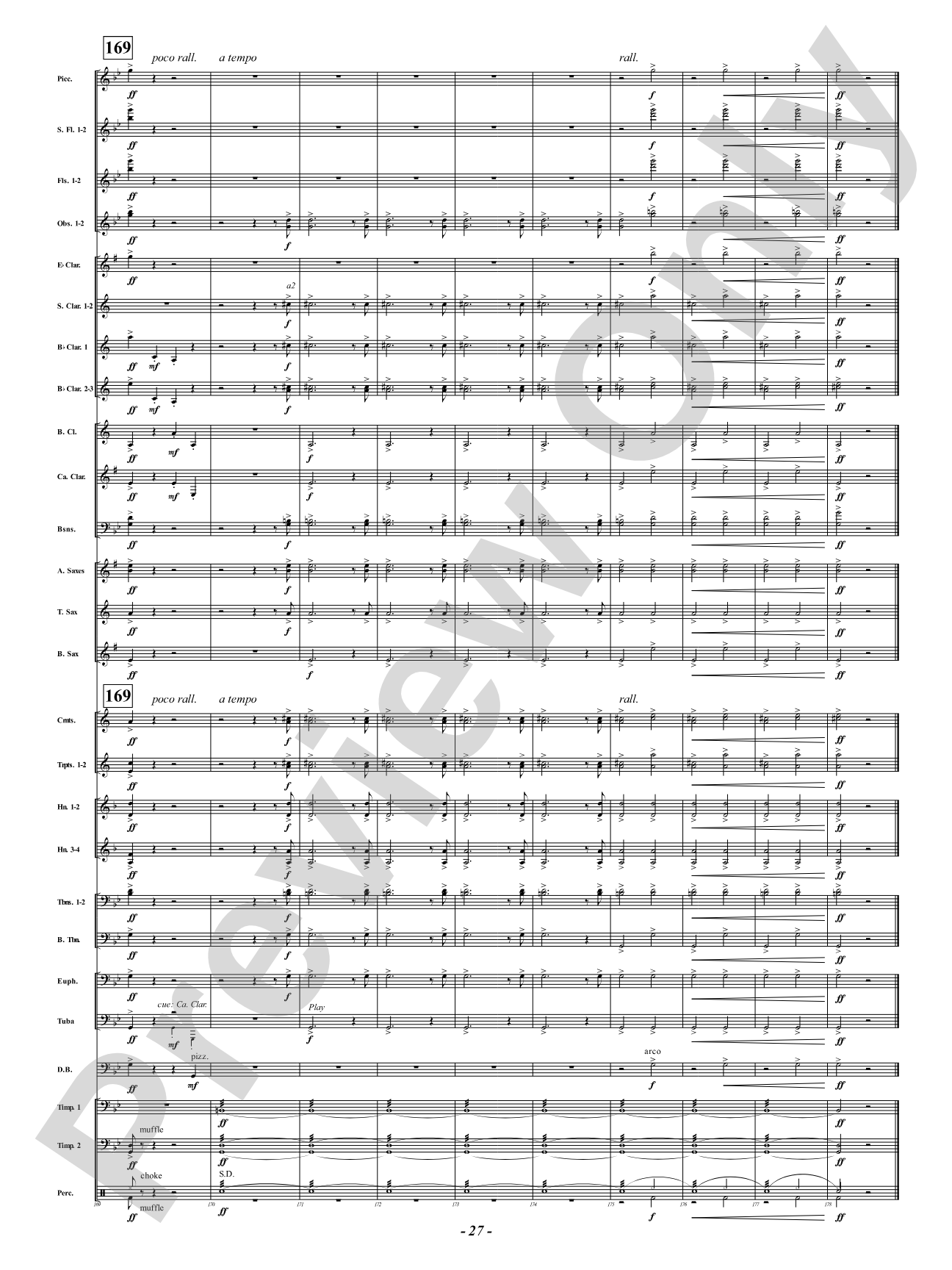 Symphony Fantastique - IV. March to the Scaffold: Concert Band Conductor Score & Parts