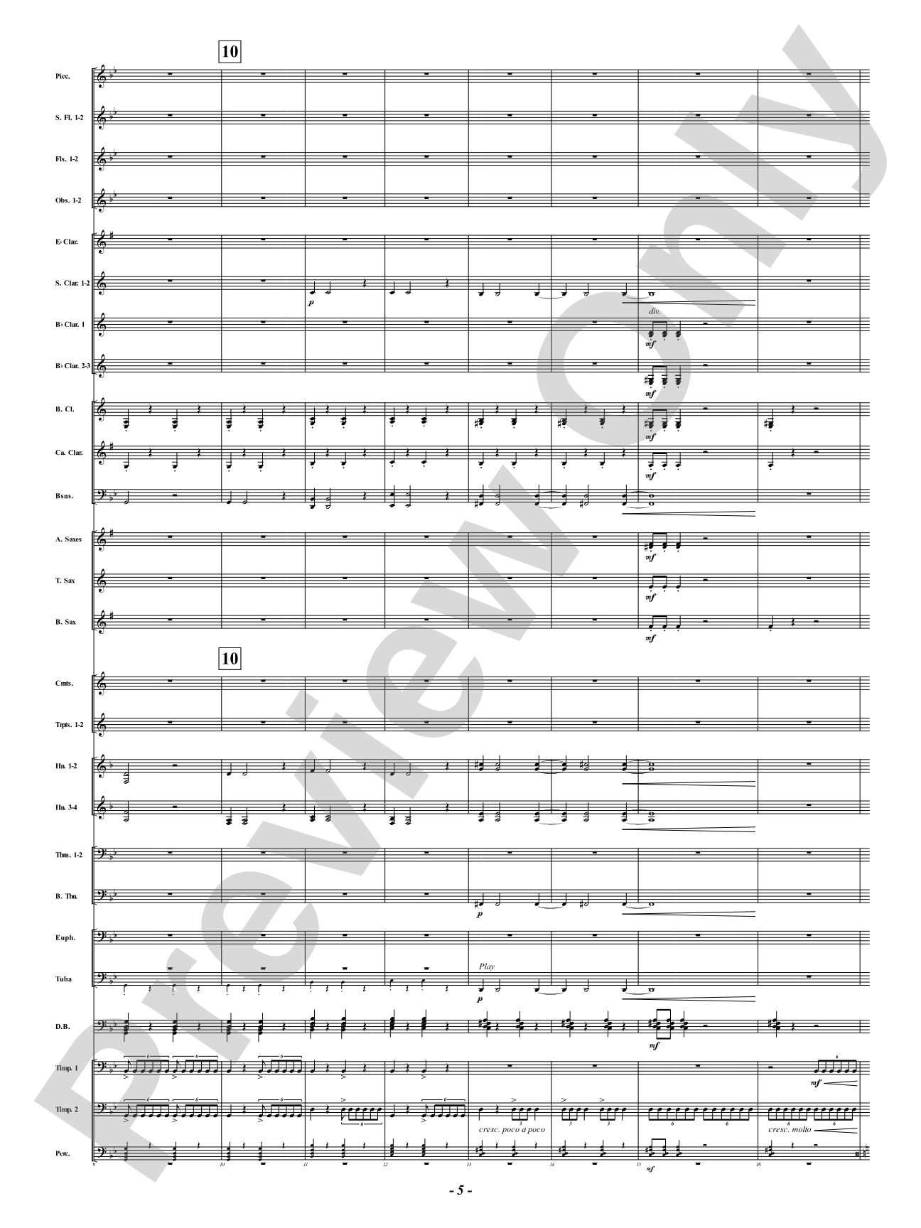 Symphony Fantastique - IV. March to the Scaffold: Concert Band Conductor Score & Parts