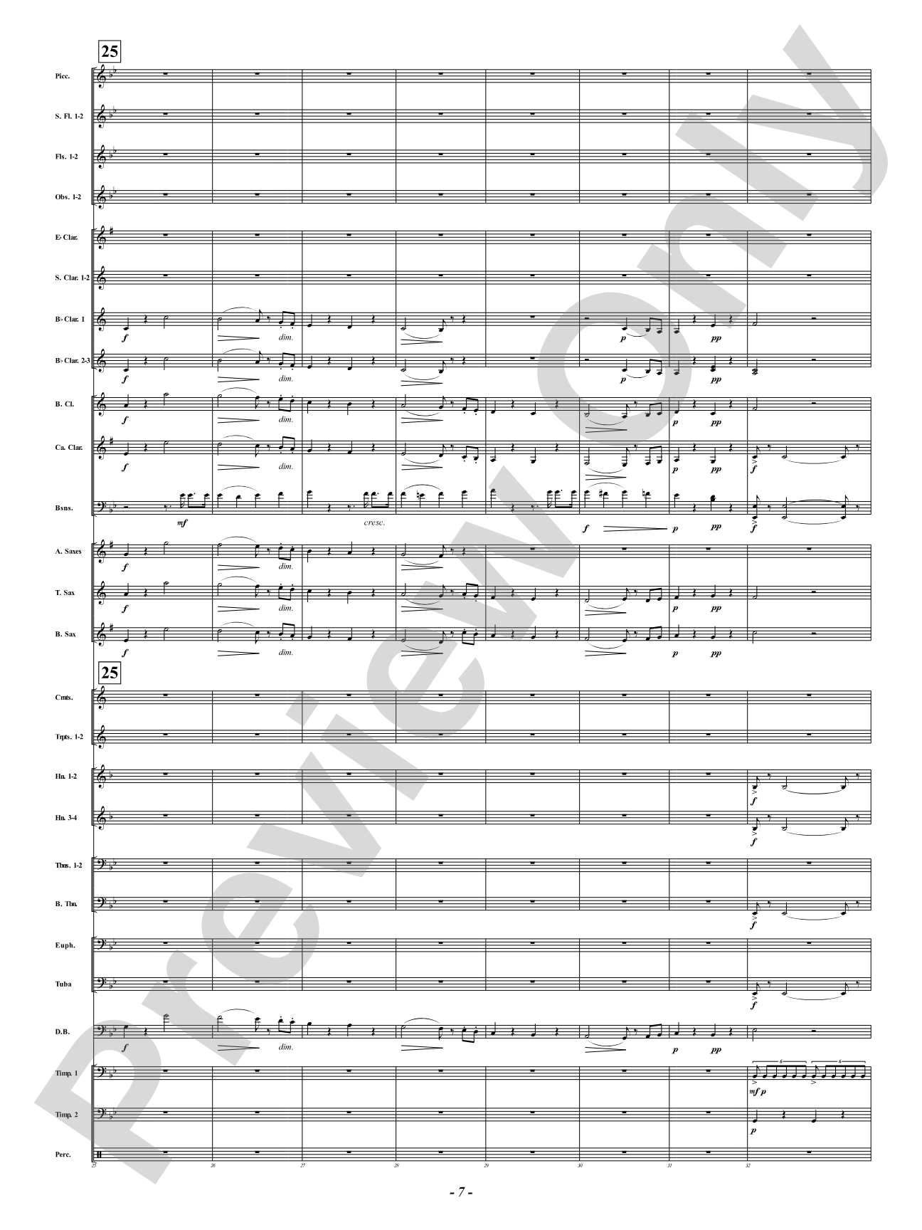 Symphony Fantastique - IV. March to the Scaffold: Concert Band Conductor Score & Parts