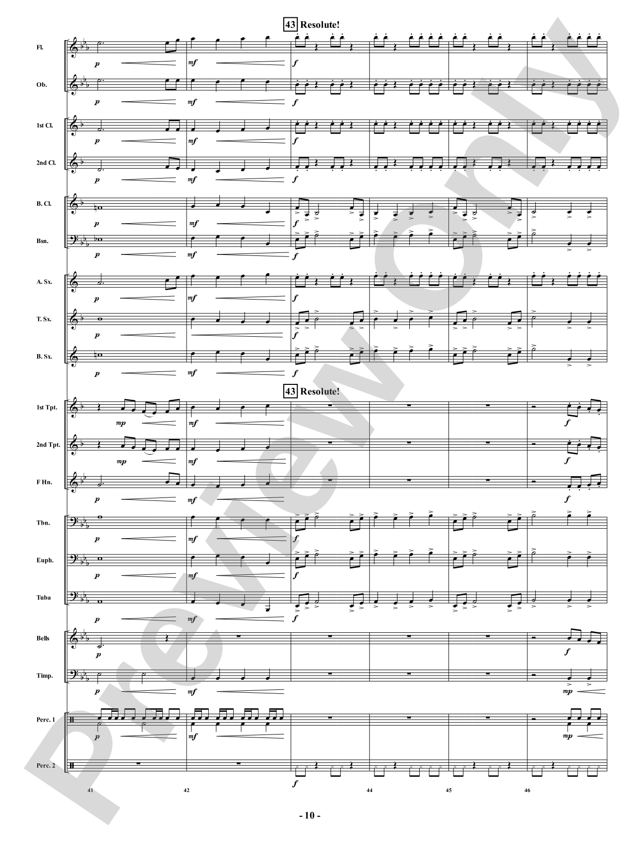 Fanfare for a New Day: Concert Band Conductor Score & Parts