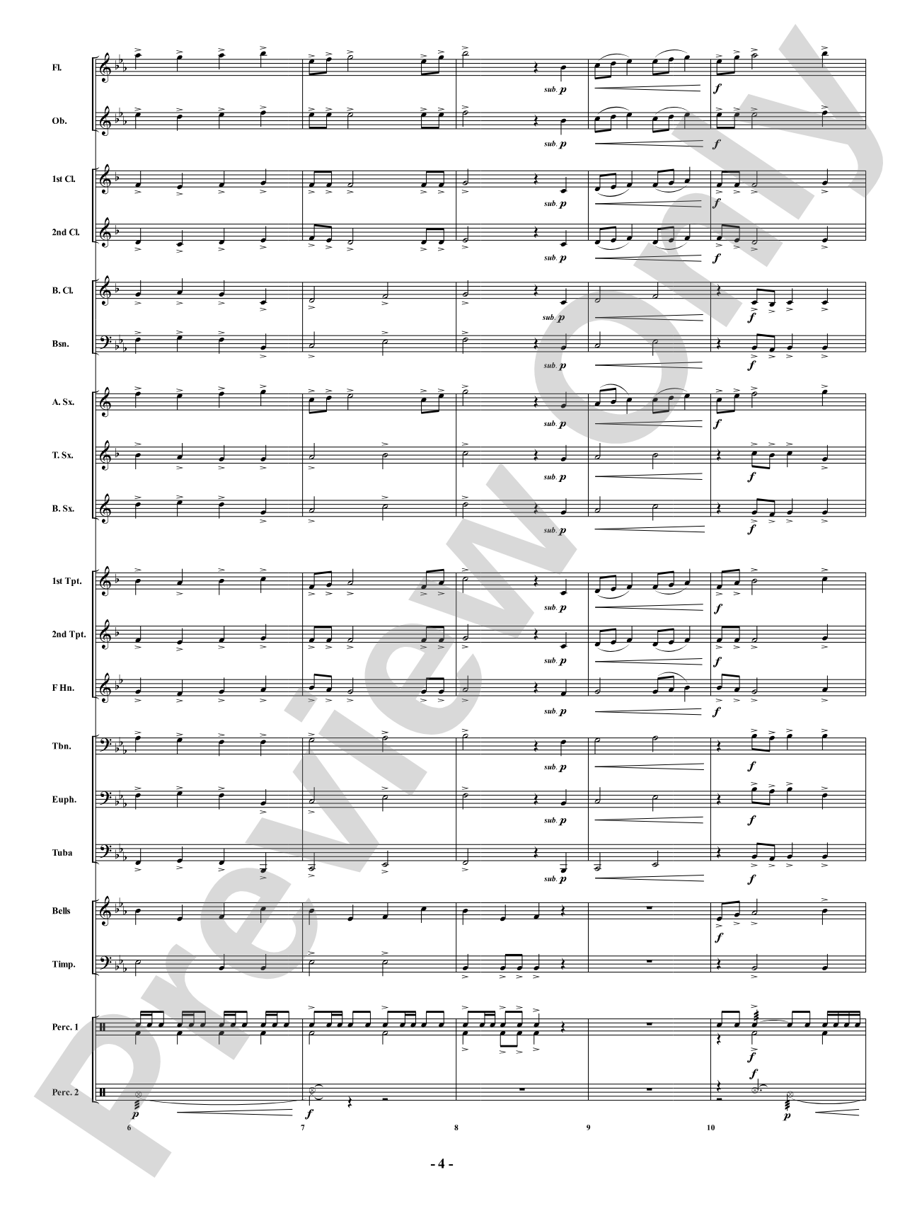 Fanfare for a New Day: Concert Band Conductor Score & Parts