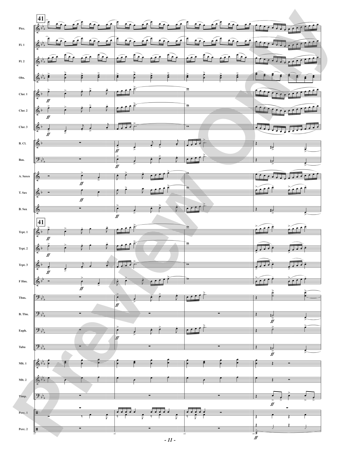 Fairfax Fanfare: Concert Band Conductor Score & Parts