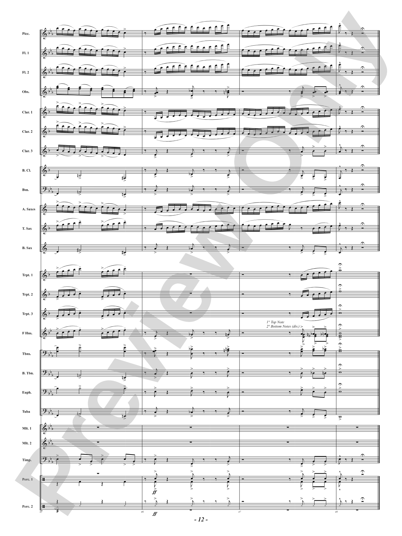 Fairfax Fanfare: Concert Band Conductor Score & Parts