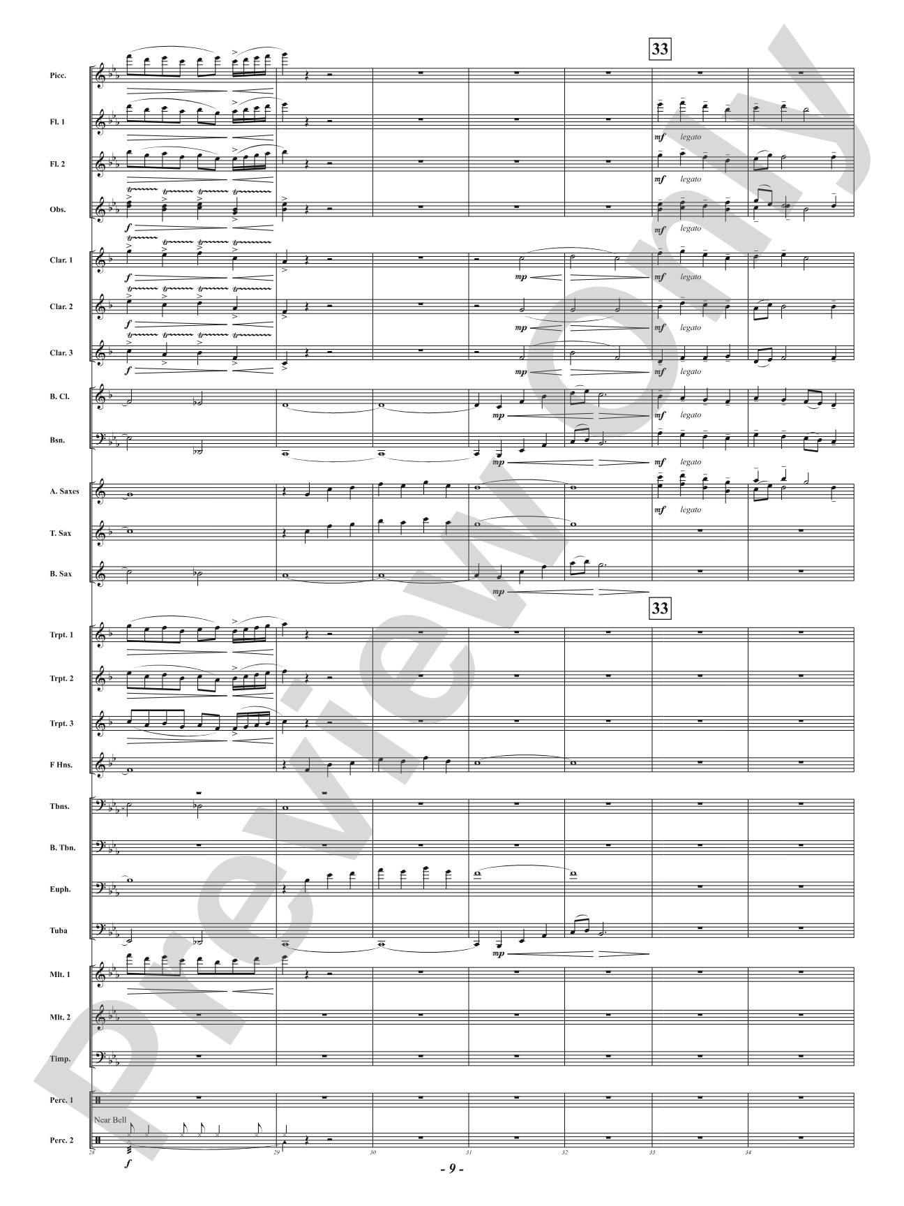 Fairfax Fanfare: Concert Band Conductor Score & Parts