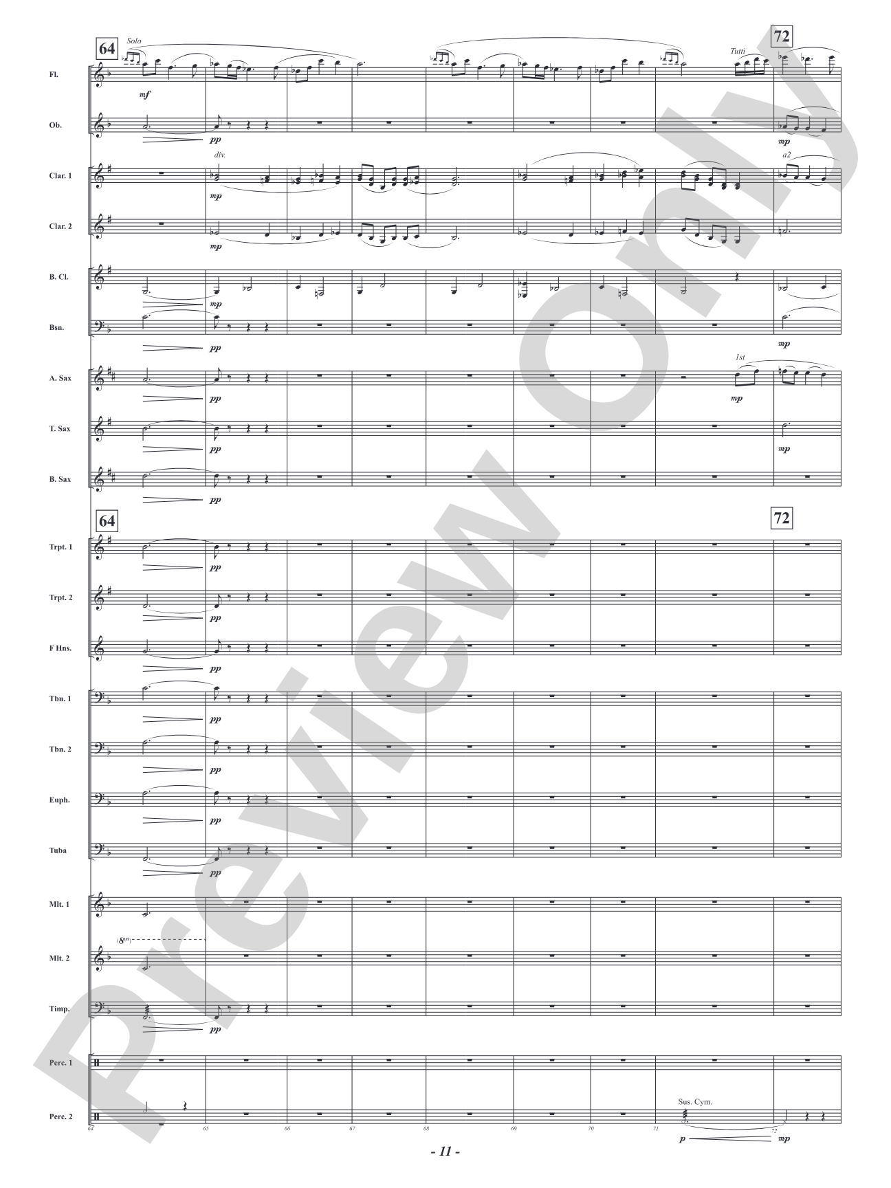 Espiritu: Concert Band Conductor Score & Parts