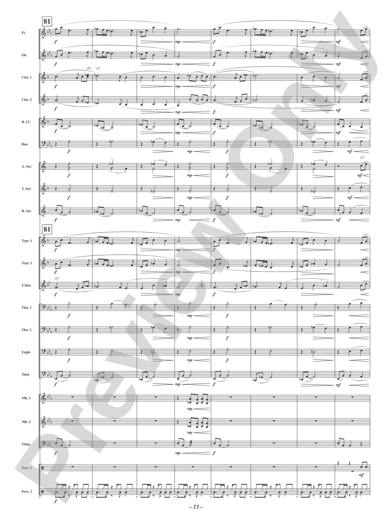 Espiritu: Concert Band Conductor Score & Parts