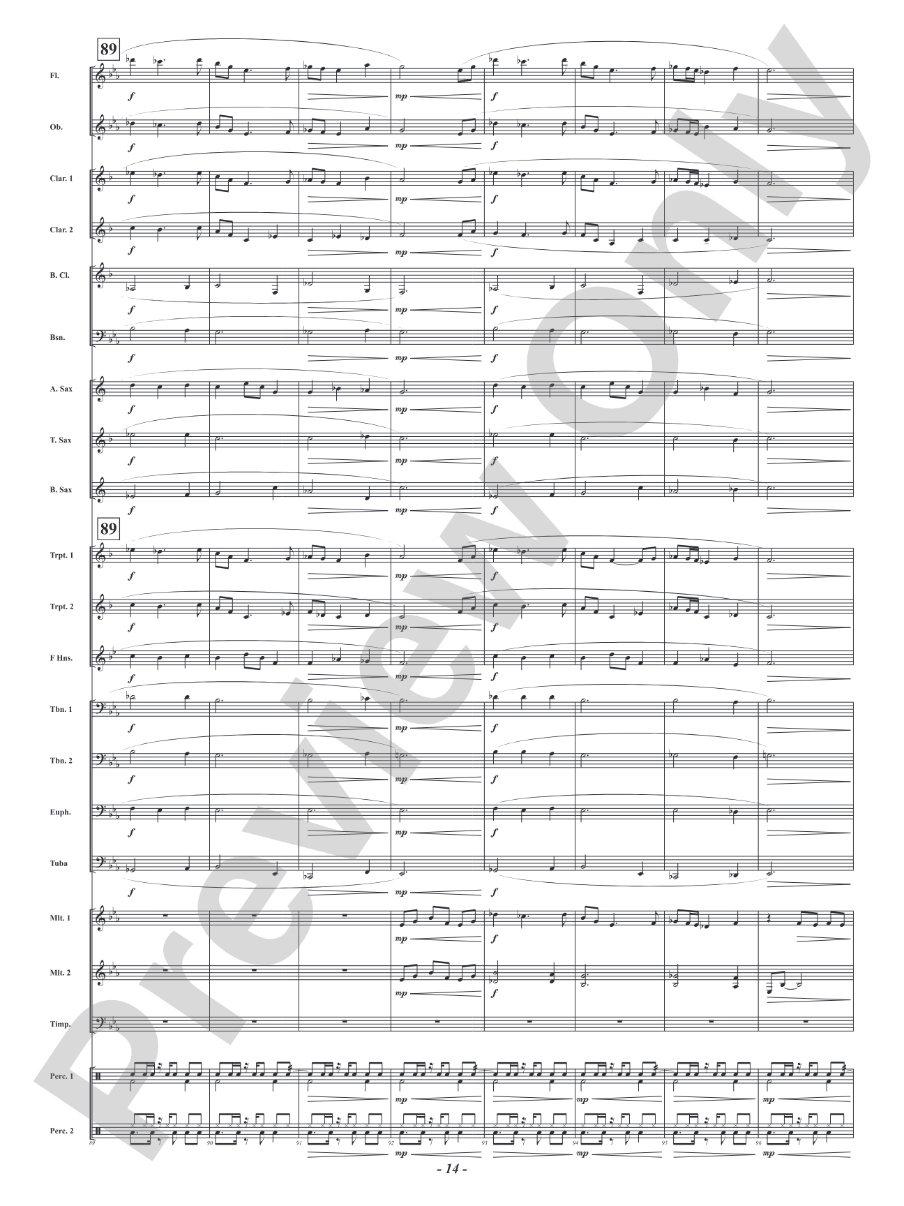 Espiritu: Concert Band Conductor Score & Parts