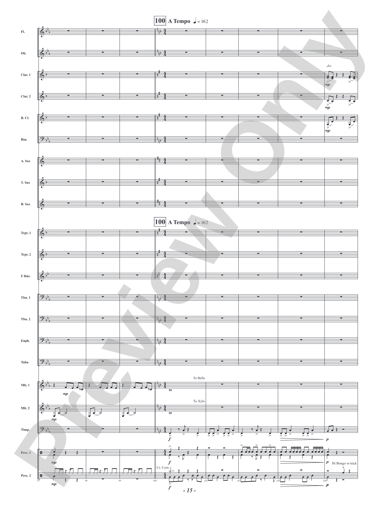 Espiritu: Concert Band Conductor Score & Parts