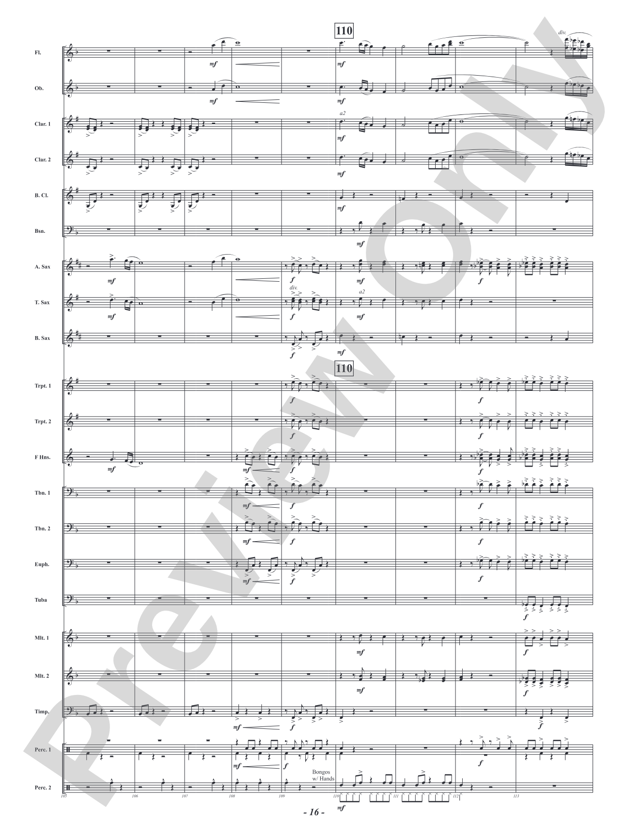 Espiritu: Concert Band Conductor Score & Parts