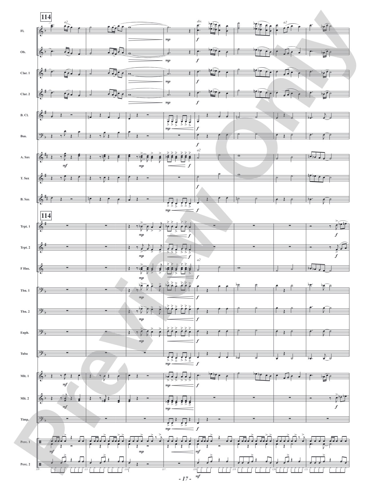 Espiritu: Concert Band Conductor Score & Parts