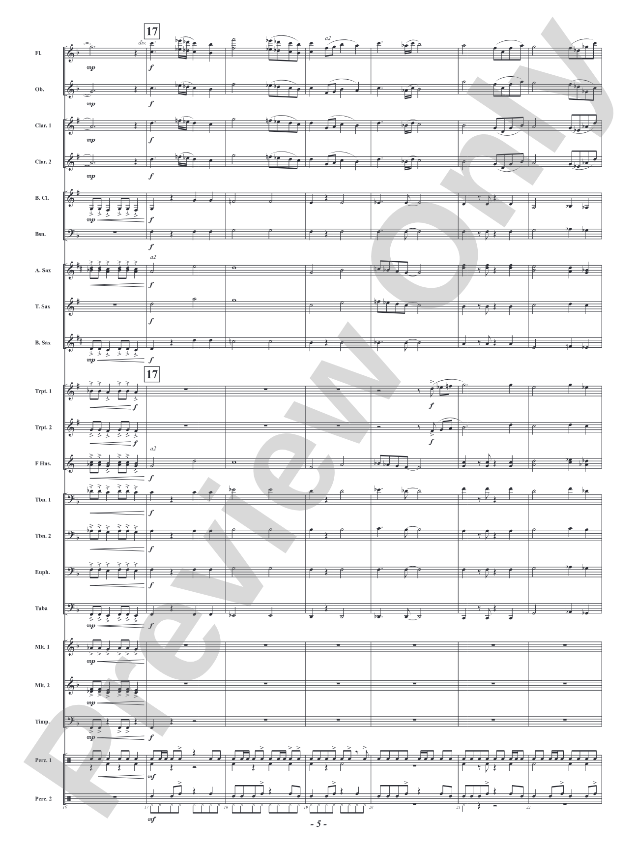 Espiritu: Concert Band Conductor Score & Parts