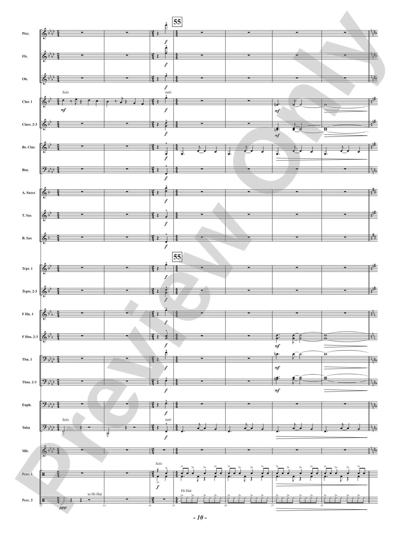 Yuletide Riptide: Concert Band Conductor Score & Parts