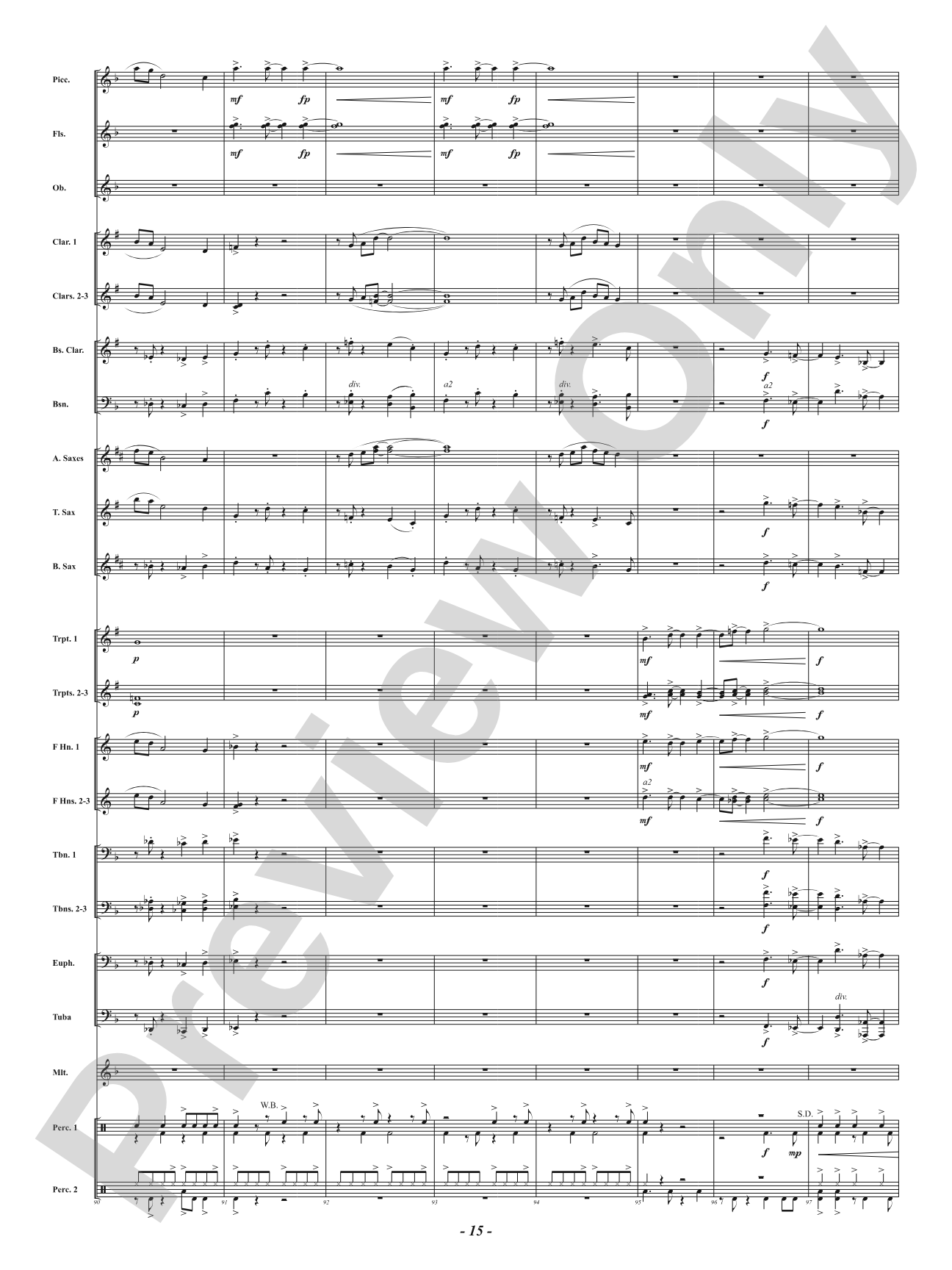 Yuletide Riptide: Concert Band Conductor Score & Parts