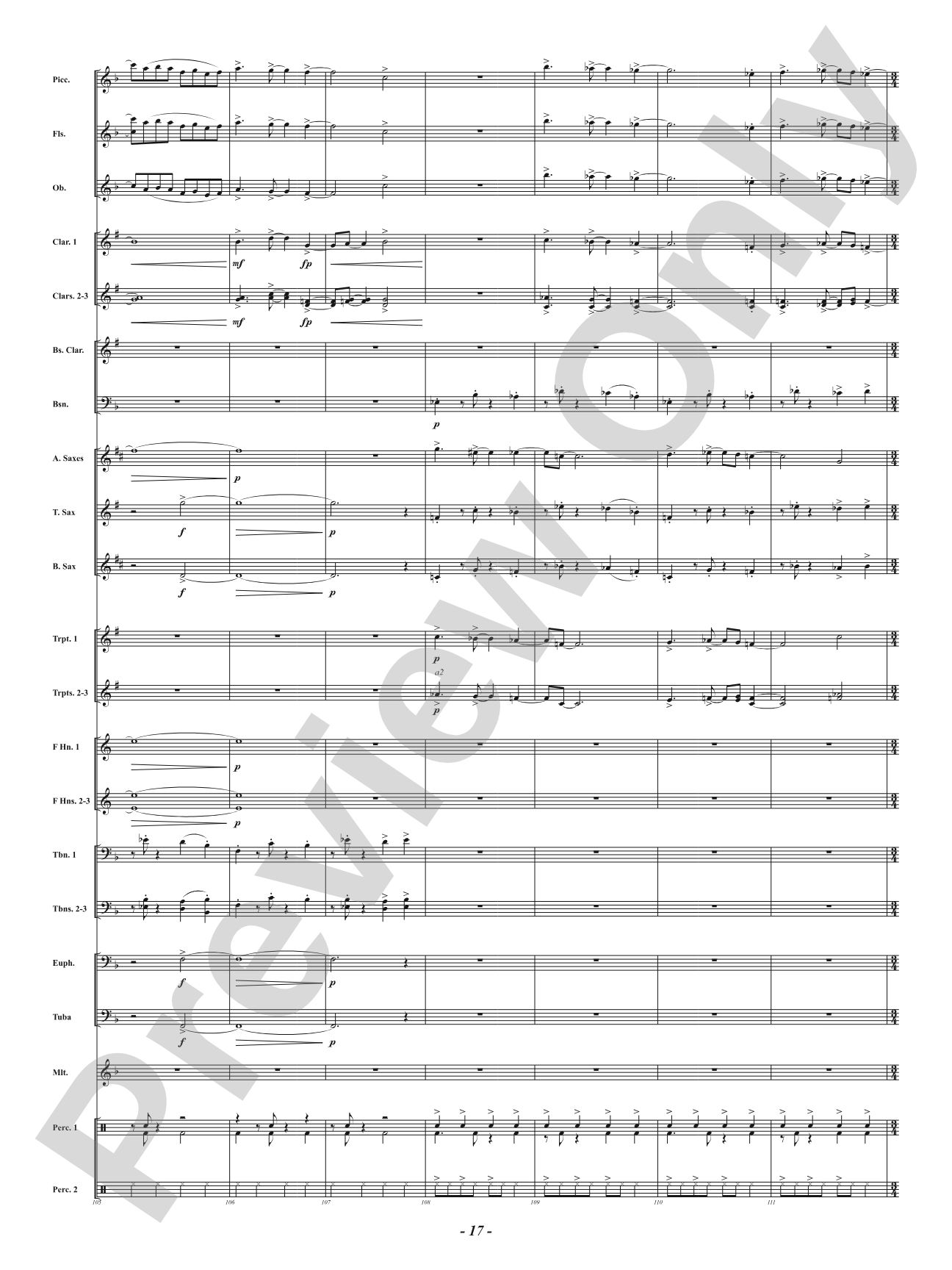 Yuletide Riptide: Concert Band Conductor Score & Parts
