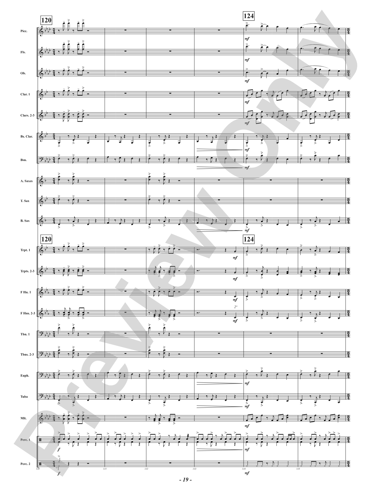 Yuletide Riptide: Concert Band Conductor Score & Parts