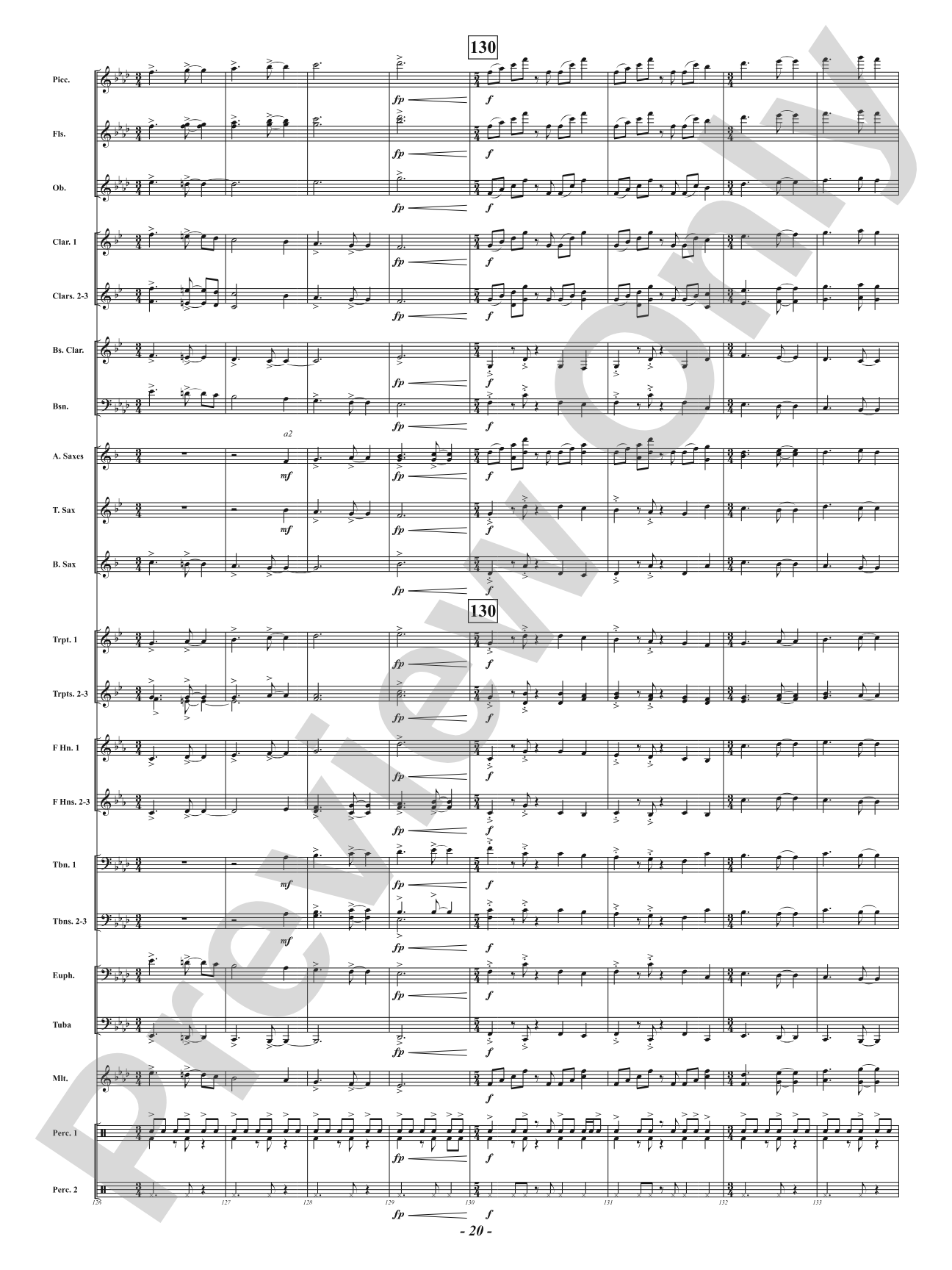 Yuletide Riptide: Concert Band Conductor Score & Parts