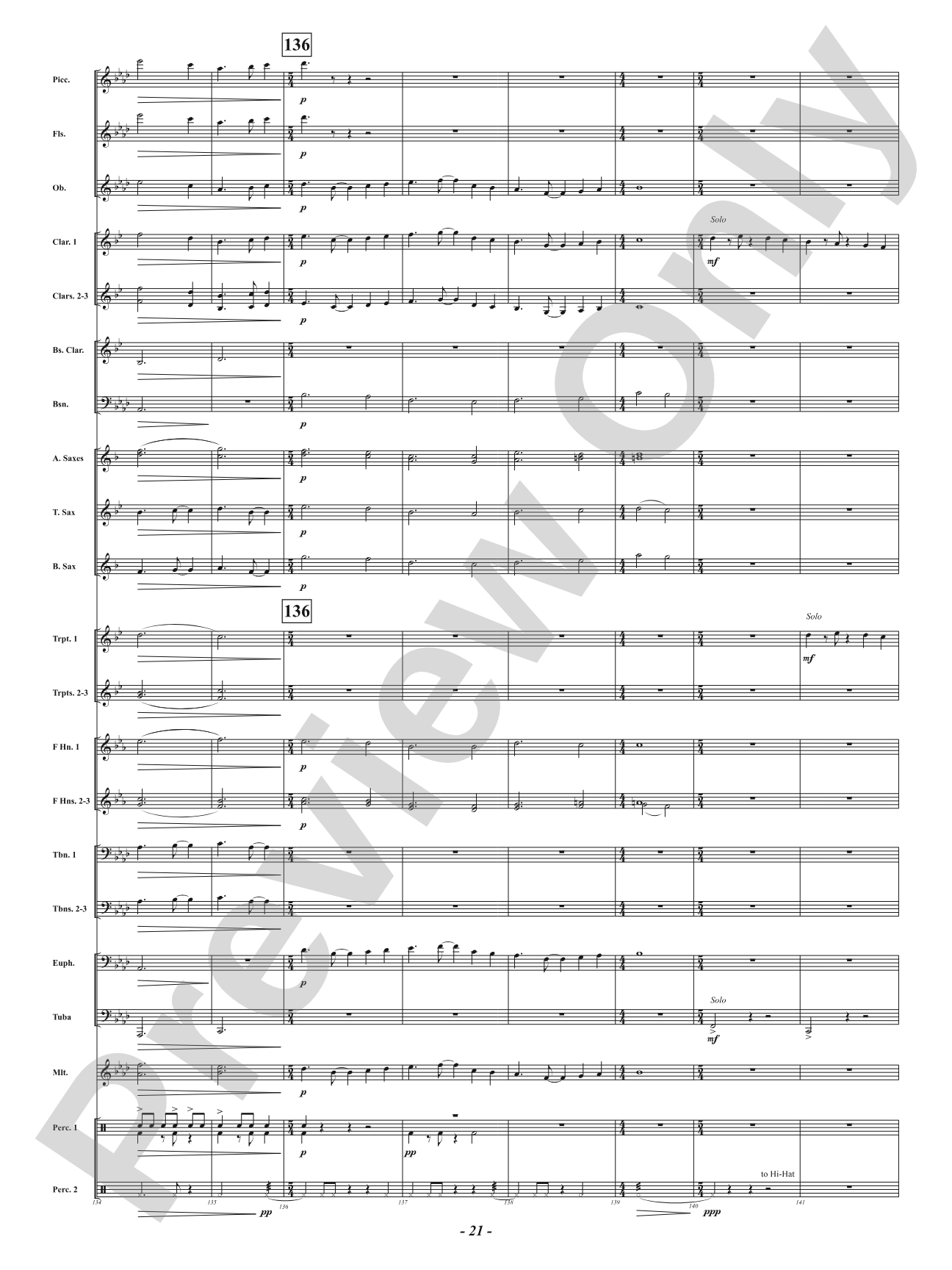 Yuletide Riptide: Concert Band Conductor Score & Parts