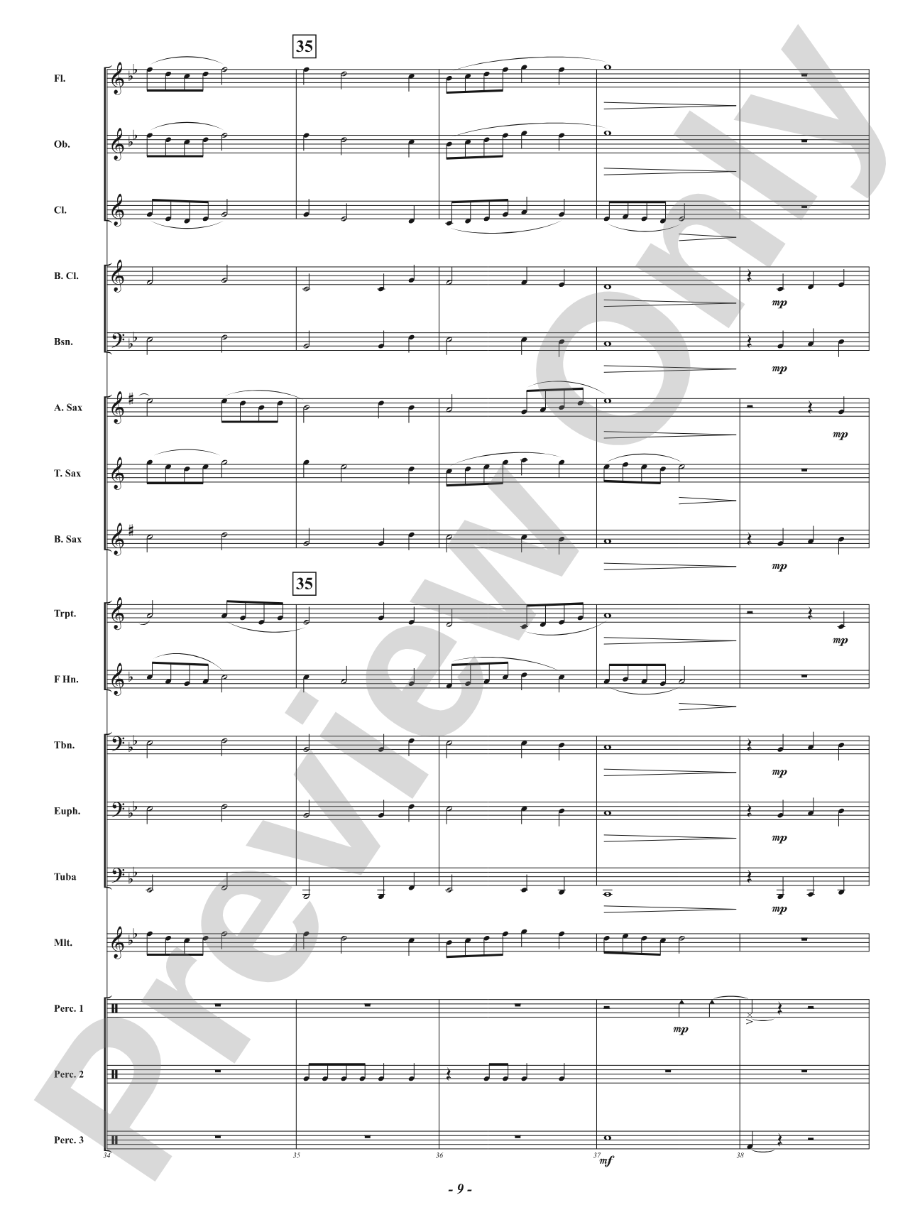 Japanese Lanterns: Concert Band Conductor Score & Parts