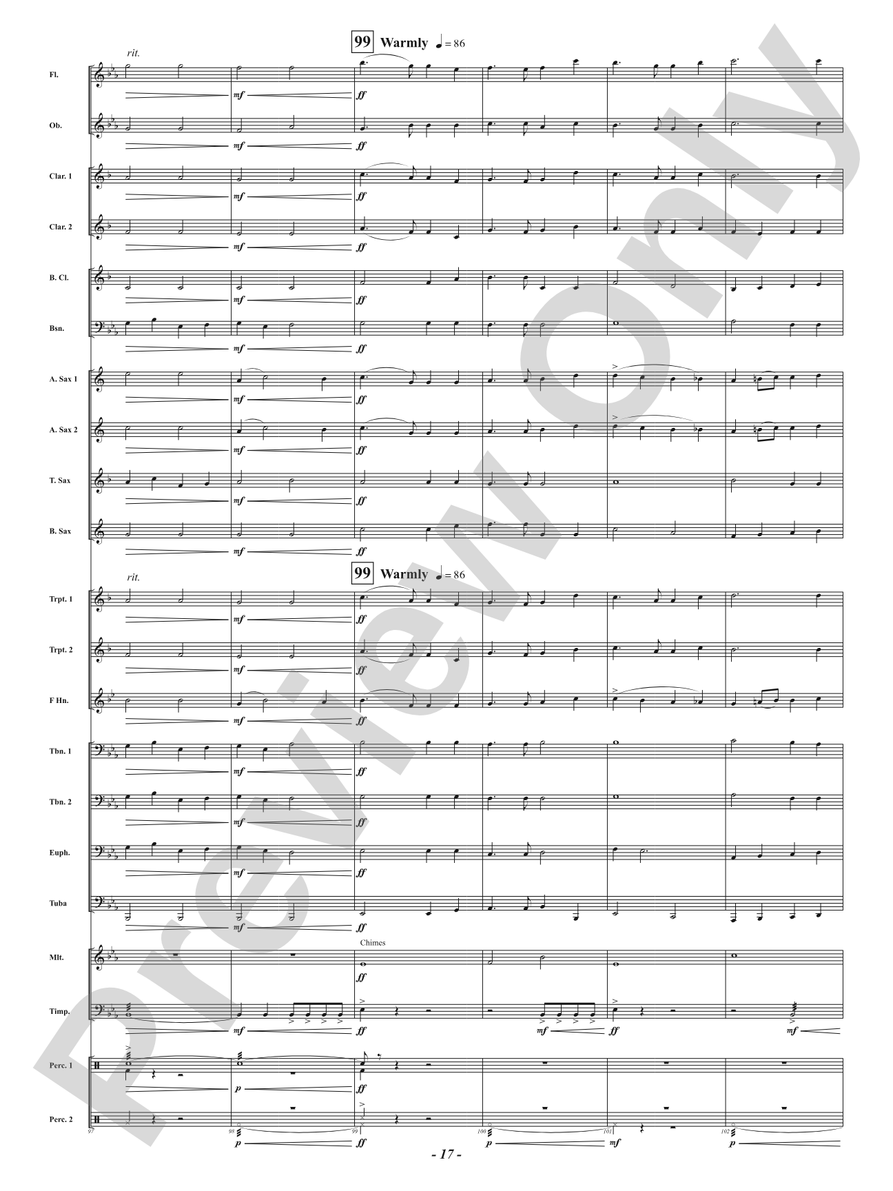 A Year in Three Minutes: Concert Band Conductor Score & Parts