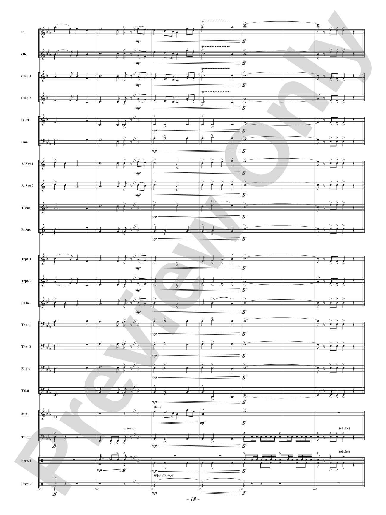 A Year in Three Minutes: Concert Band Conductor Score & Parts