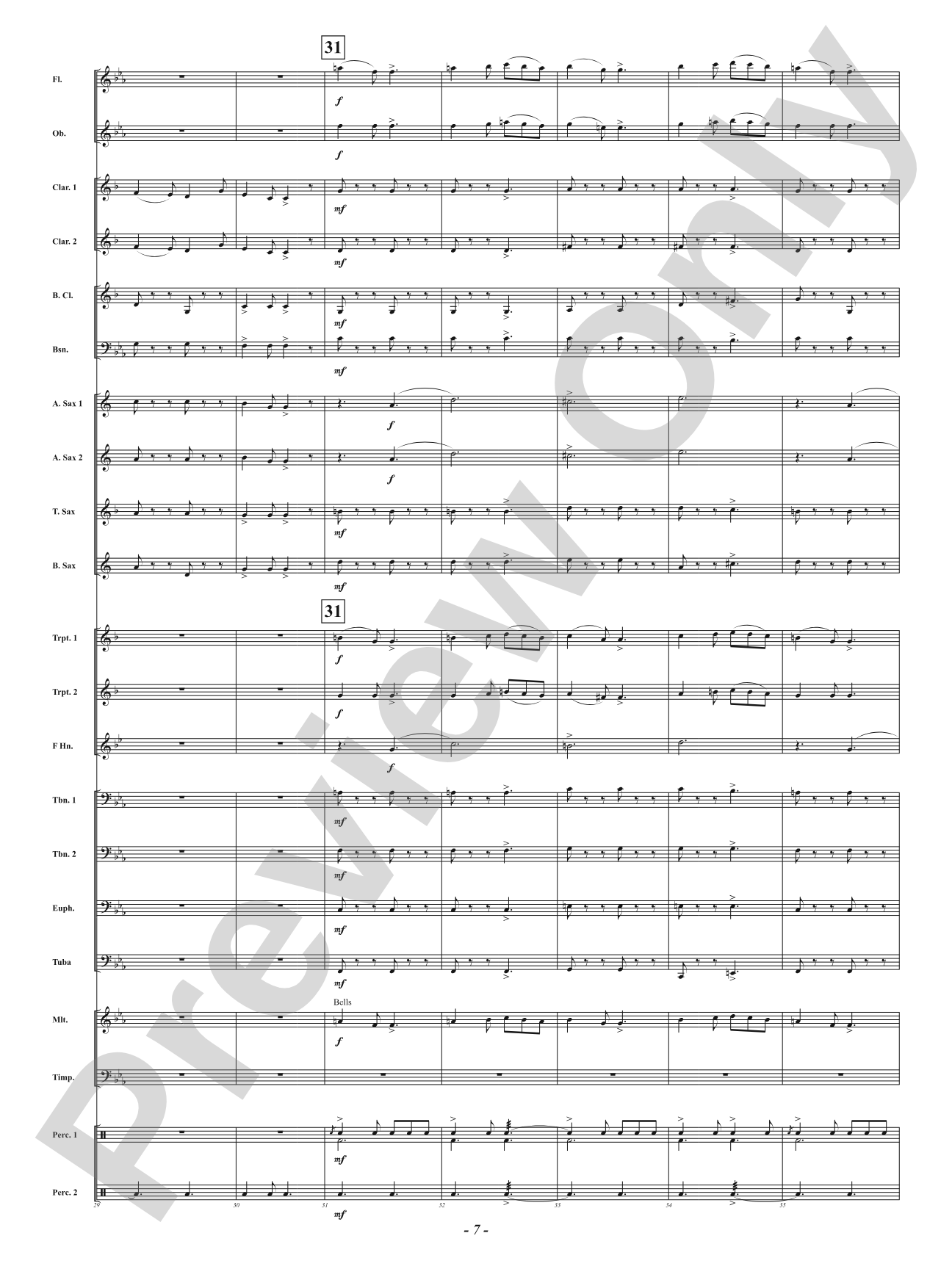 A Year in Three Minutes: Concert Band Conductor Score & Parts