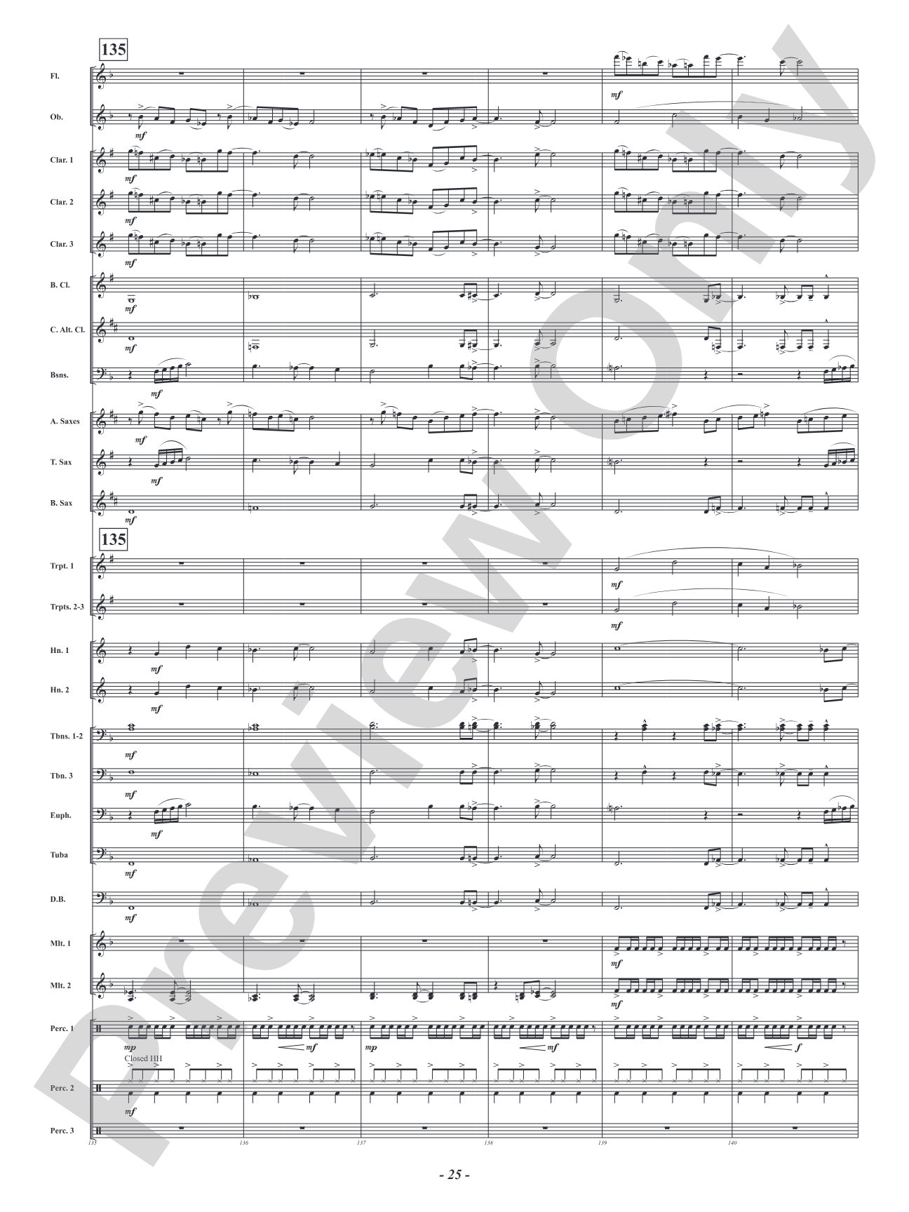 Five Mississippi Rush: Concert Band Conductor Score & Parts