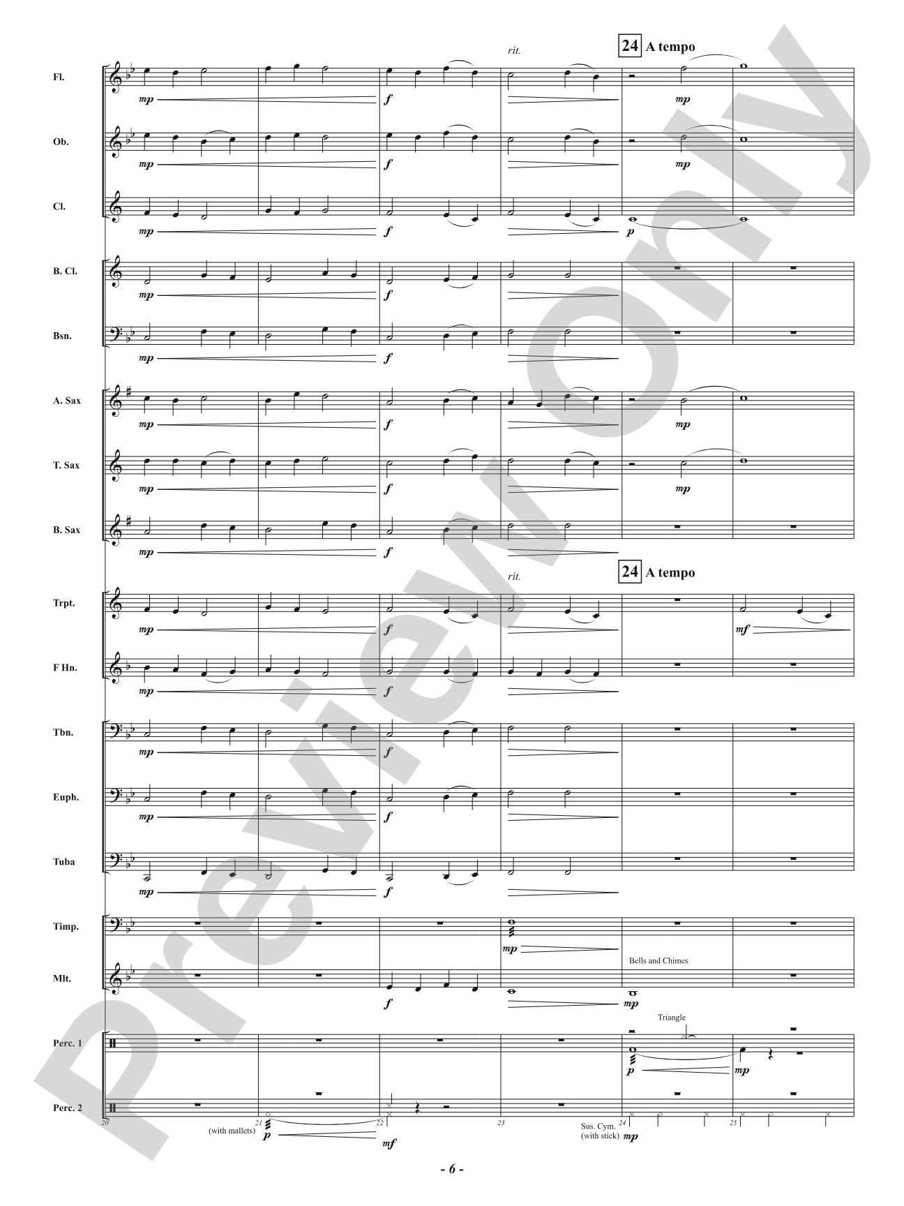 Friendship Hymn: Concert Band Conductor Score & Parts