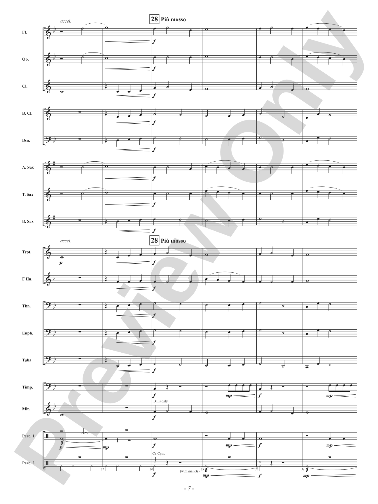 Friendship Hymn: Concert Band Conductor Score & Parts
