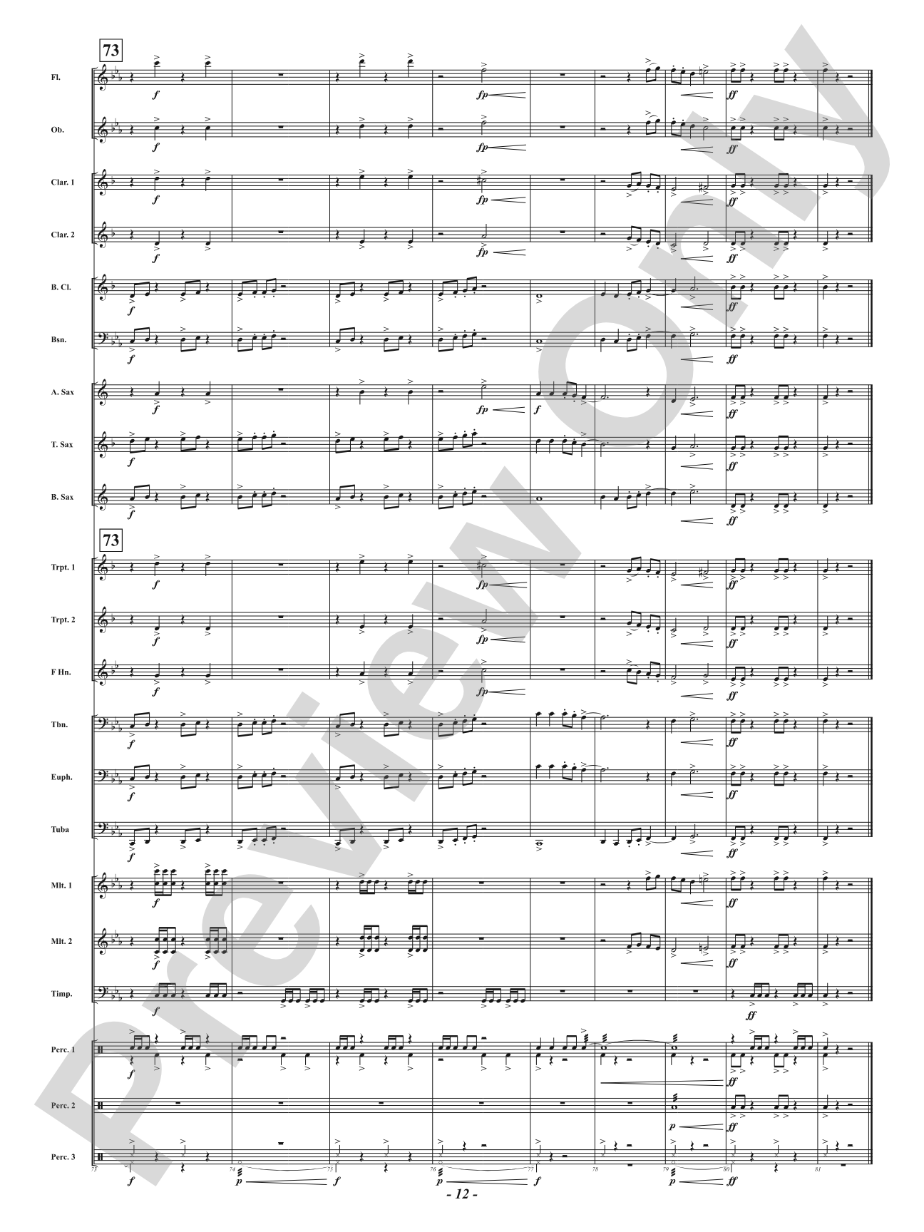 Lair Of The Gorgon: Concert Band Conductor Score & Parts