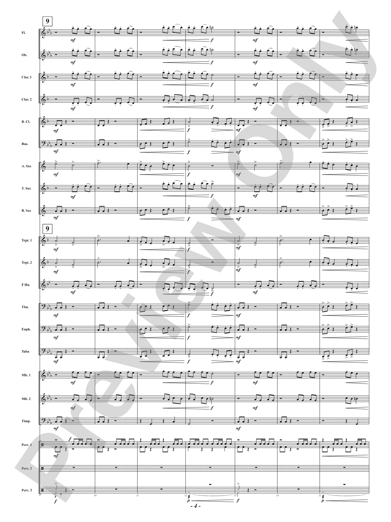 Lair Of The Gorgon: Concert Band Conductor Score & Parts