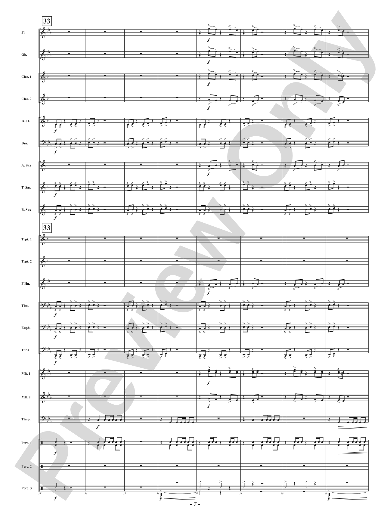Lair Of The Gorgon: Concert Band Conductor Score & Parts