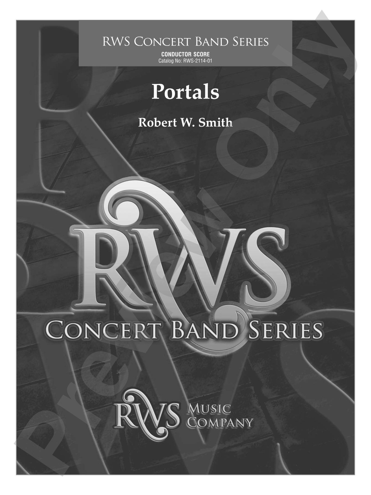 Portals: Concert Band Conductor Score & Parts