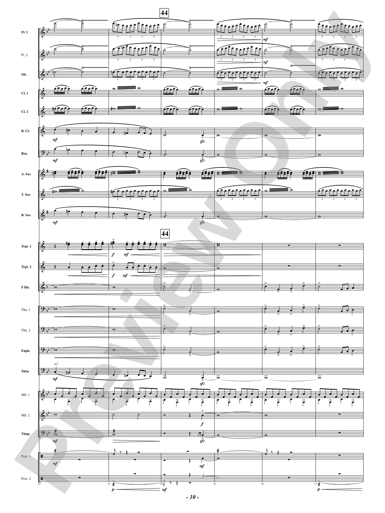 Portals: Concert Band Conductor Score & Parts