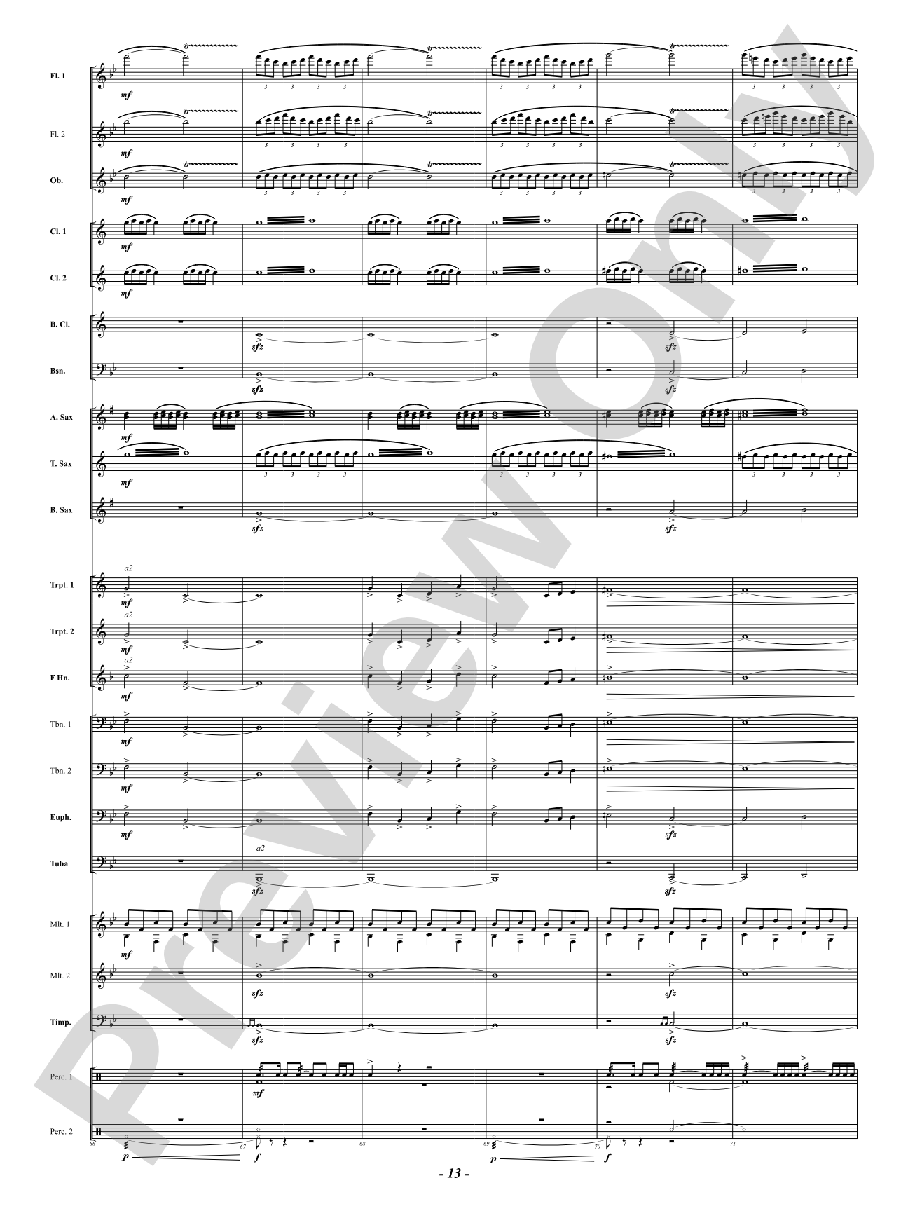 Portals: Concert Band Conductor Score & Parts