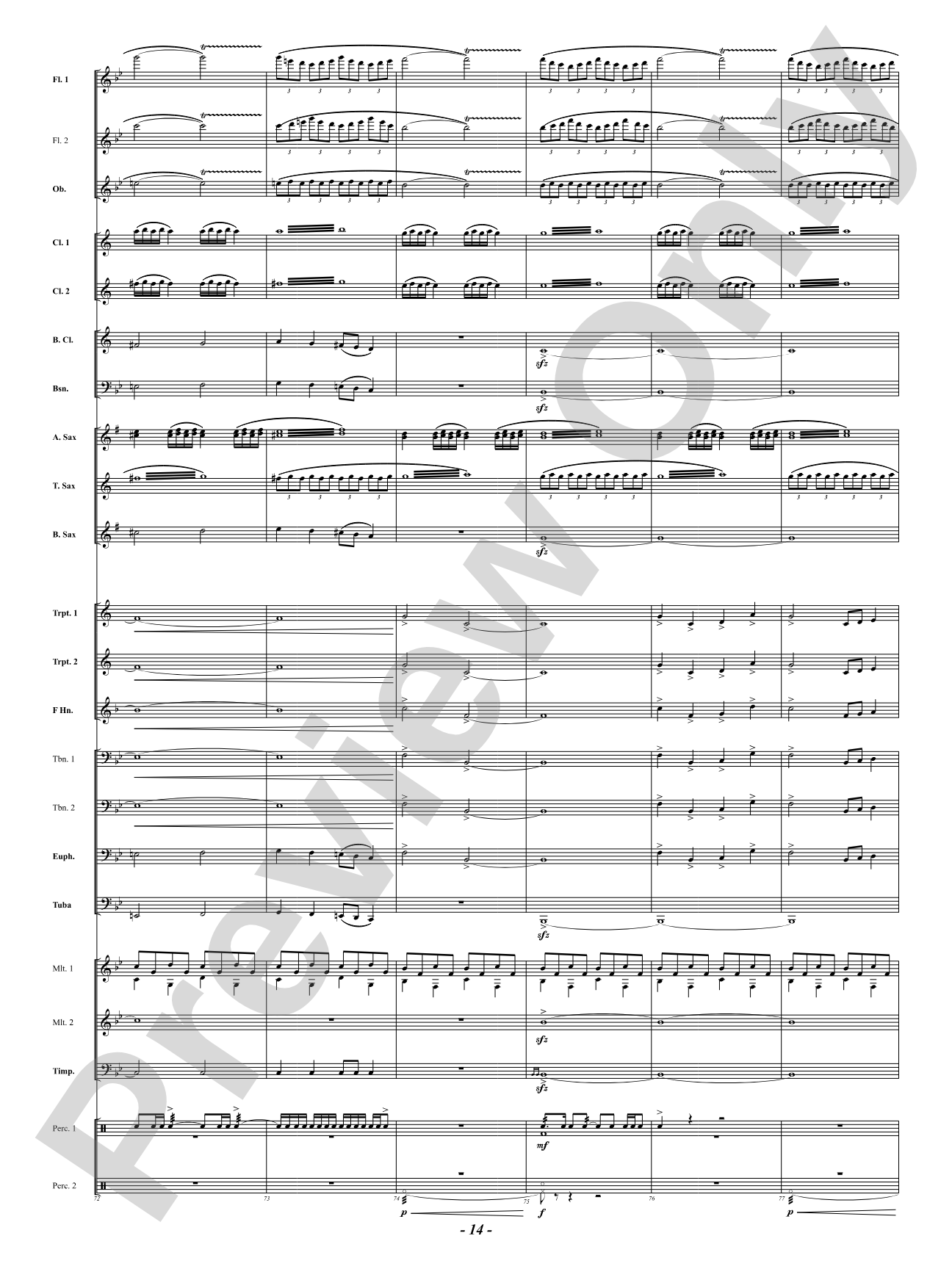 Portals: Concert Band Conductor Score & Parts