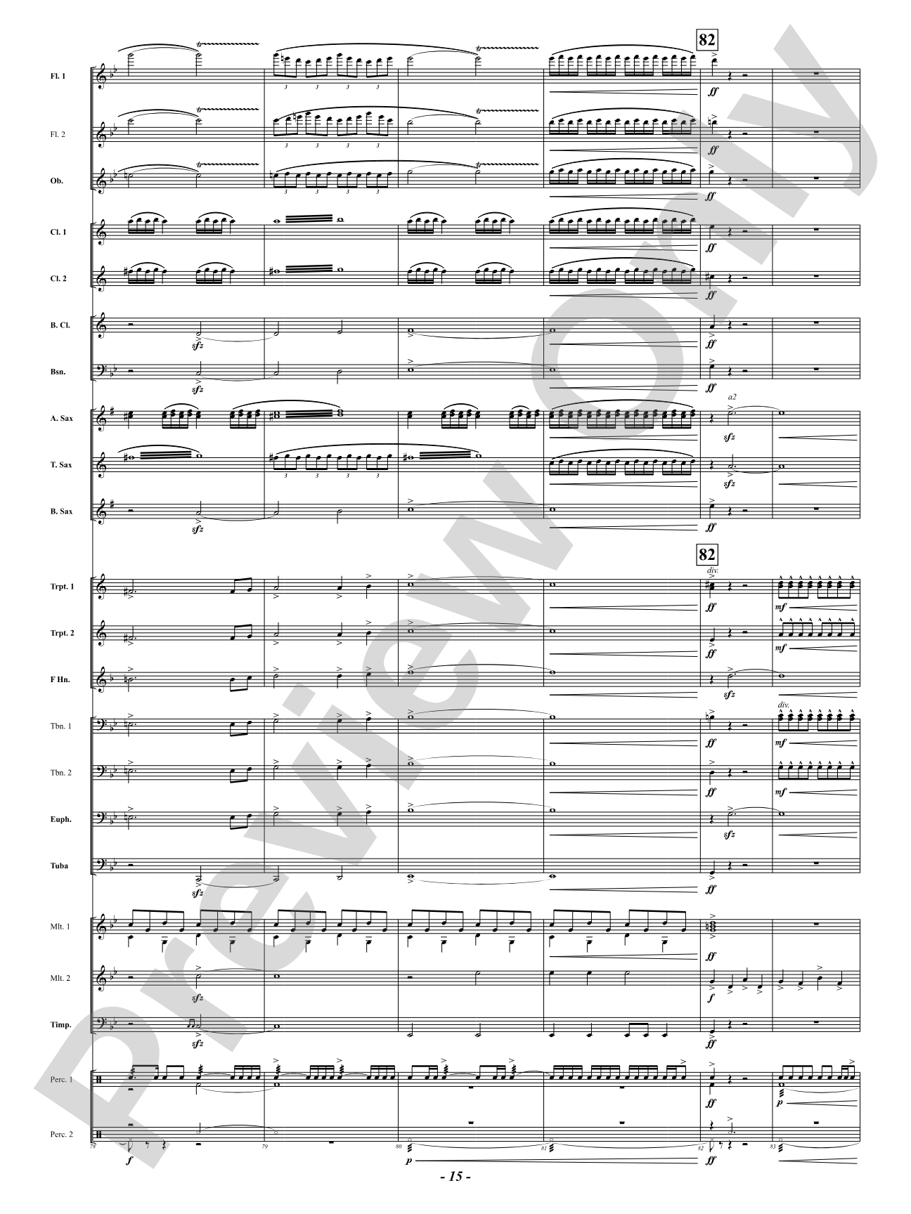 Portals: Concert Band Conductor Score & Parts