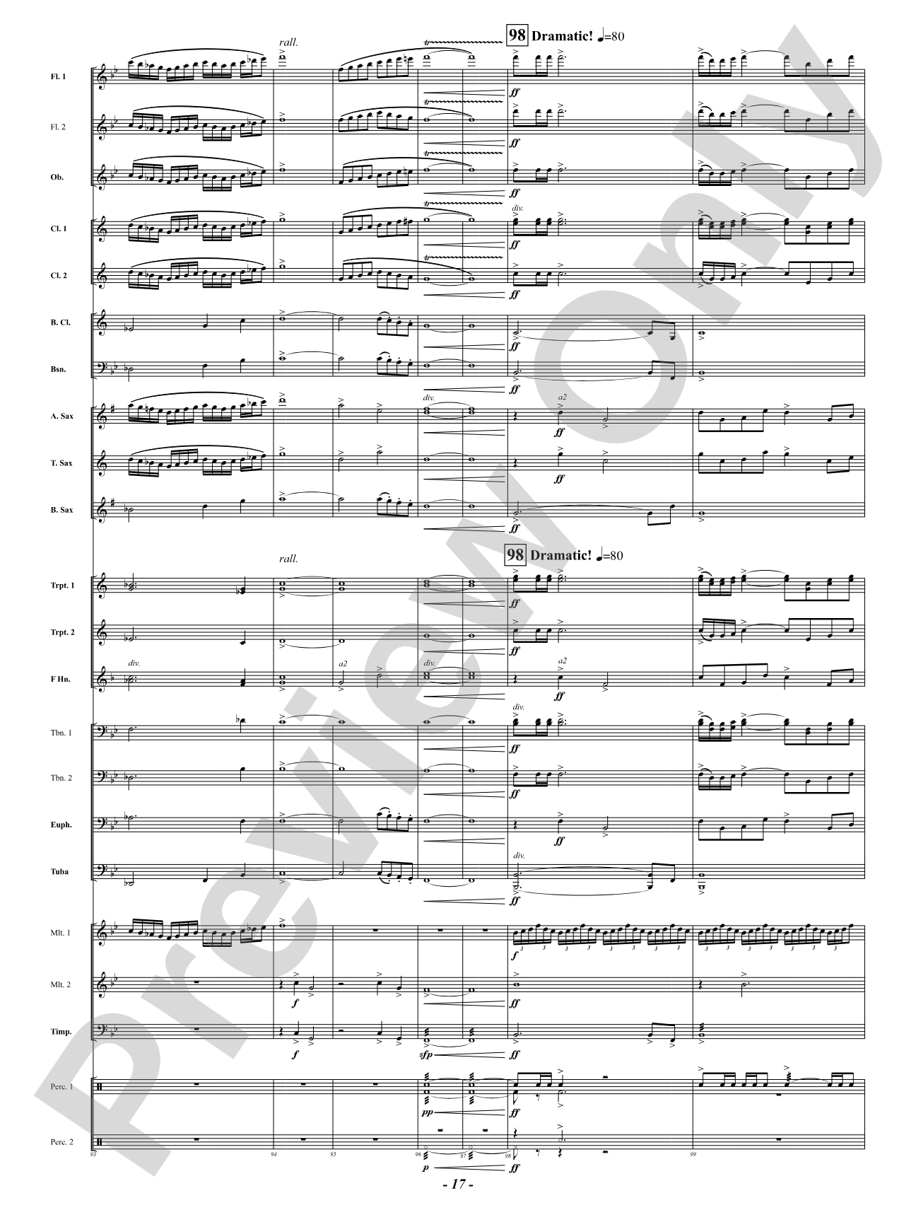 Portals: Concert Band Conductor Score & Parts